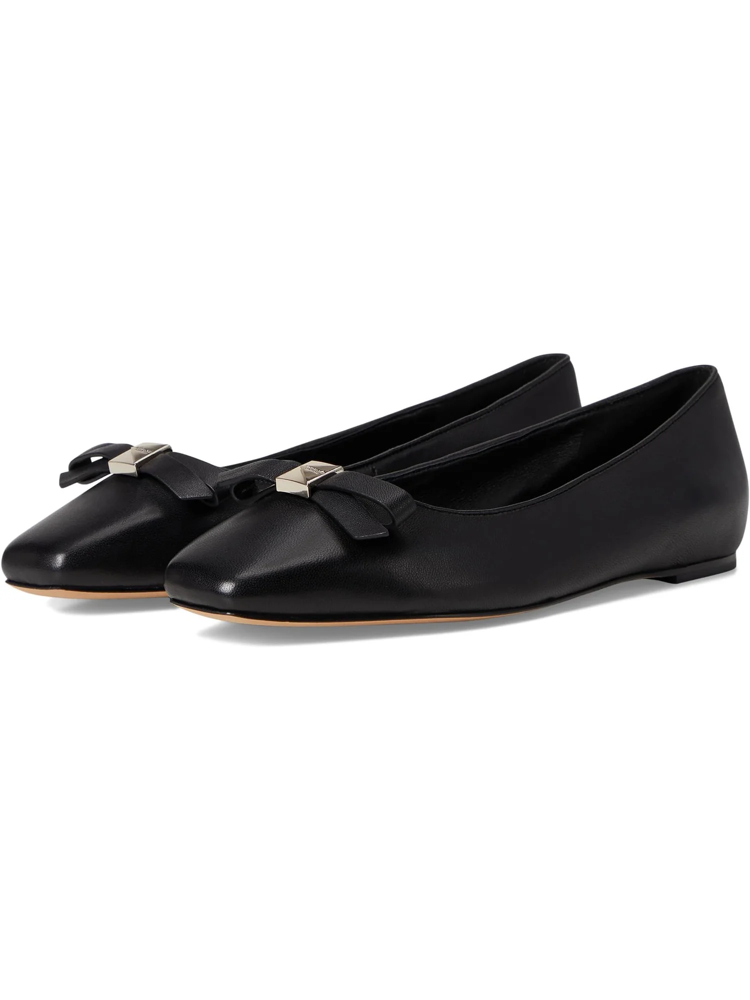 Балетки Kate Spade New York Women's Deco Bow Smooth Leather Flat — 1