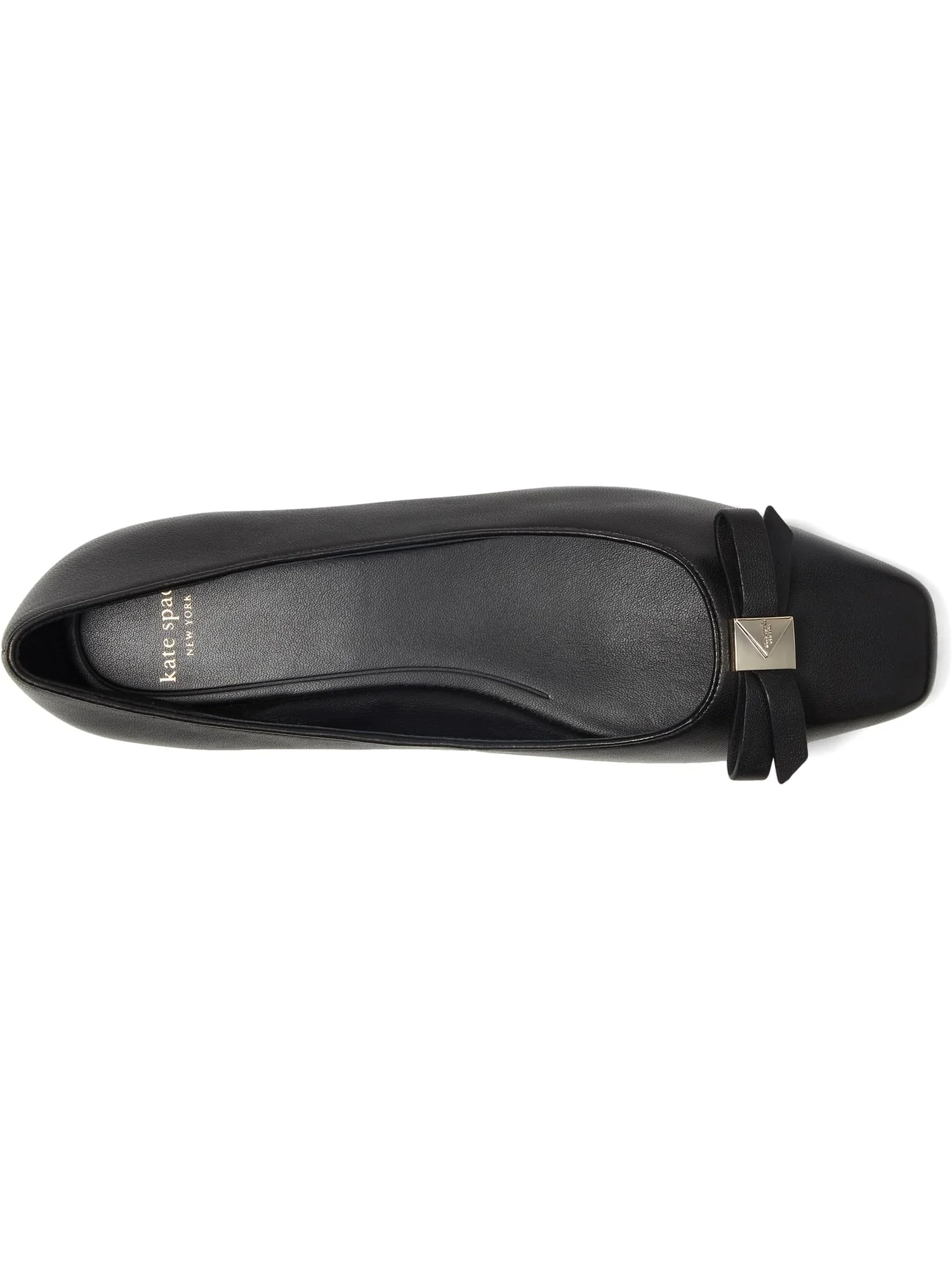Балетки Kate Spade New York Women's Deco Bow Smooth Leather Flat — 2