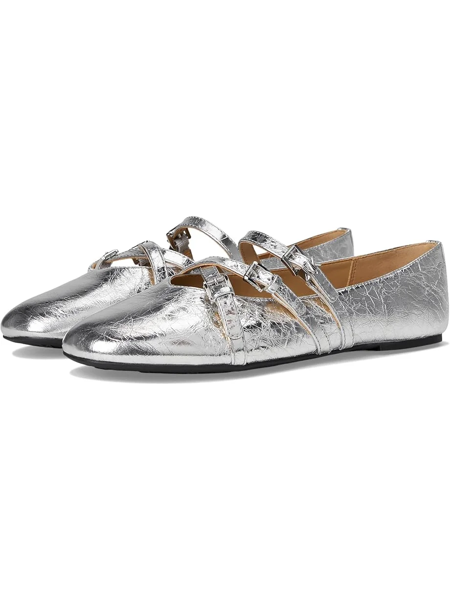 Балетки MICHAEL Michael Kors Indy Flex Ballet — изображение 1 из 7, серебряный