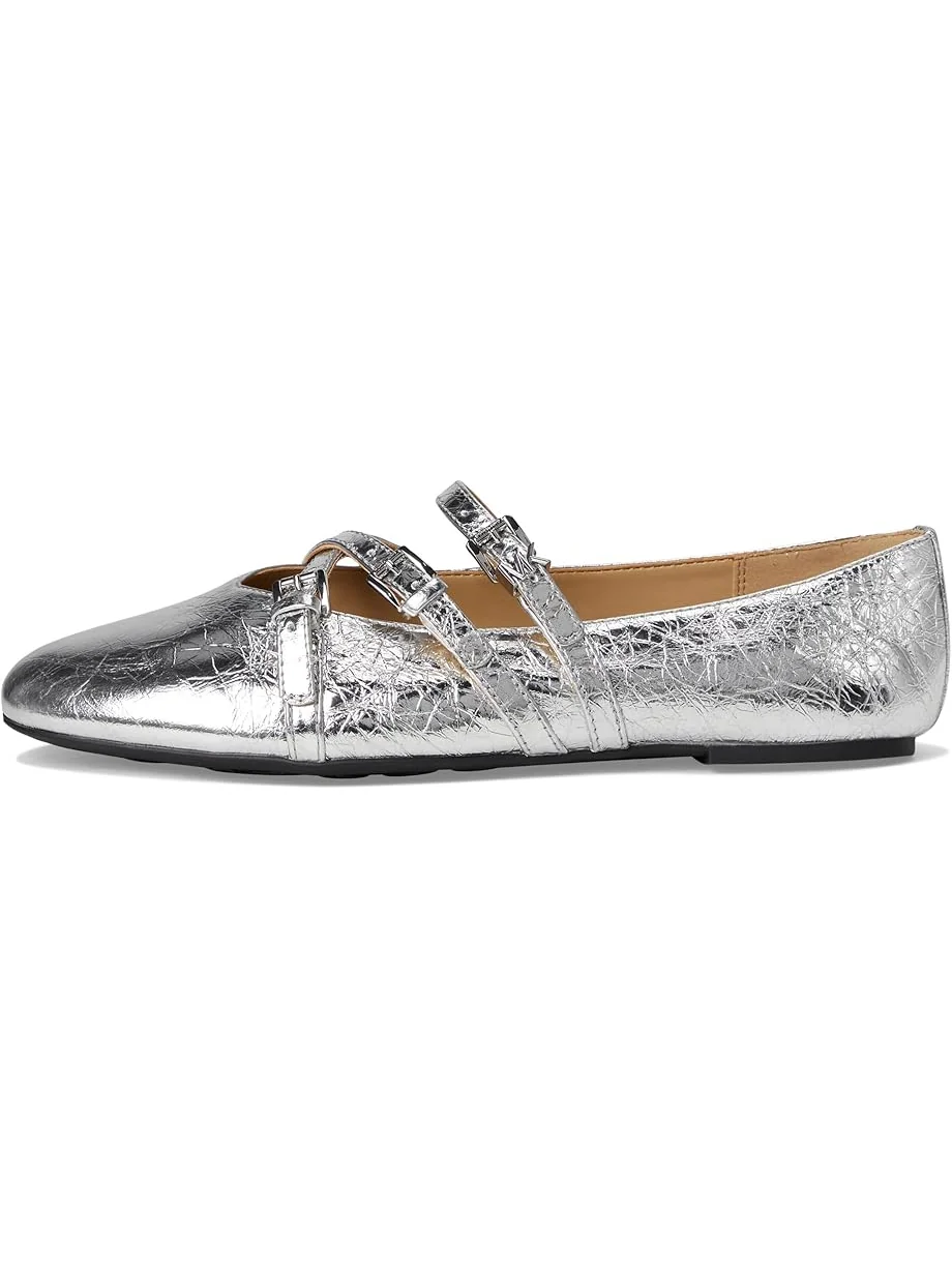 Балетки MICHAEL Michael Kors Indy Flex Ballet — изображение 4 из 7, серебряный