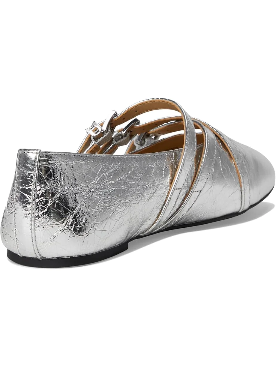 Балетки MICHAEL Michael Kors Indy Flex Ballet — изображение 5 из 7, серебряный