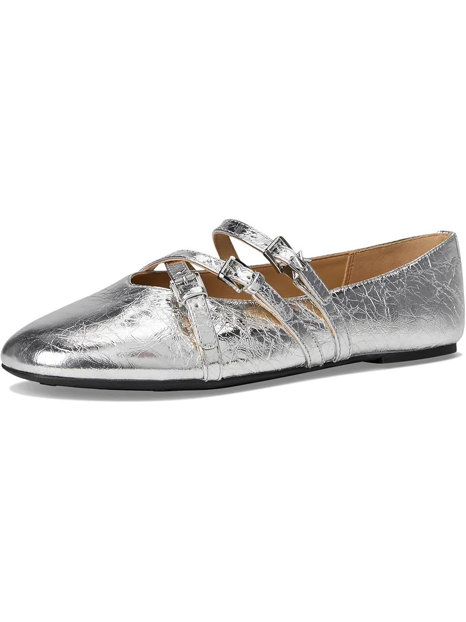 Балетки MICHAEL Michael Kors Indy Flex Ballet — изображение 7 из 7, серебряный