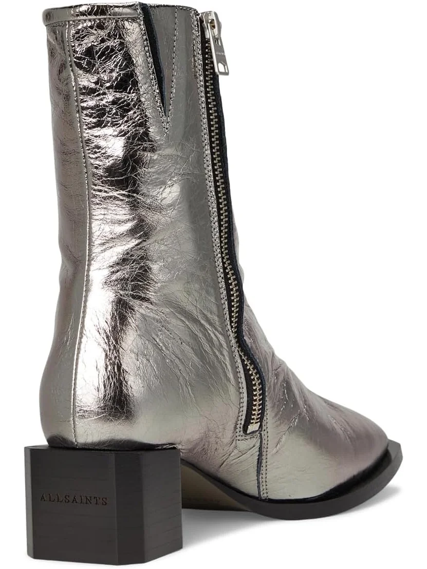 Ботинки AllSaints Avril Metallic Boots — 5