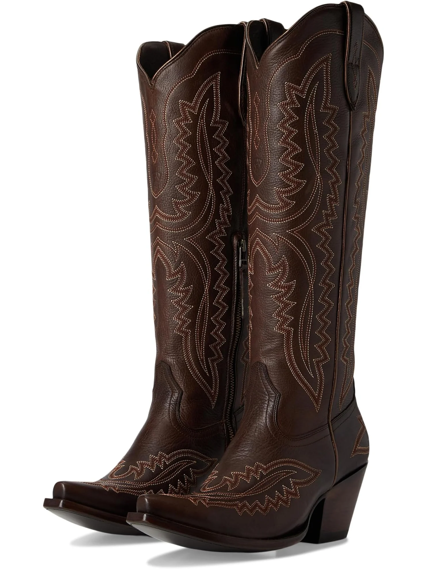 Женские ковбойские сапоги Ariat Casanova кожаные с узором — 1