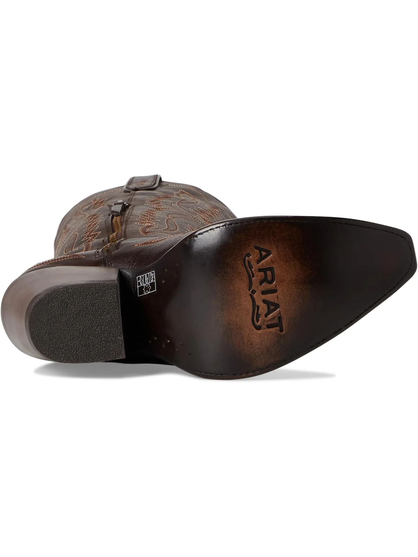 Женские ковбойские сапоги Ariat Casanova кожаные с узором — 3