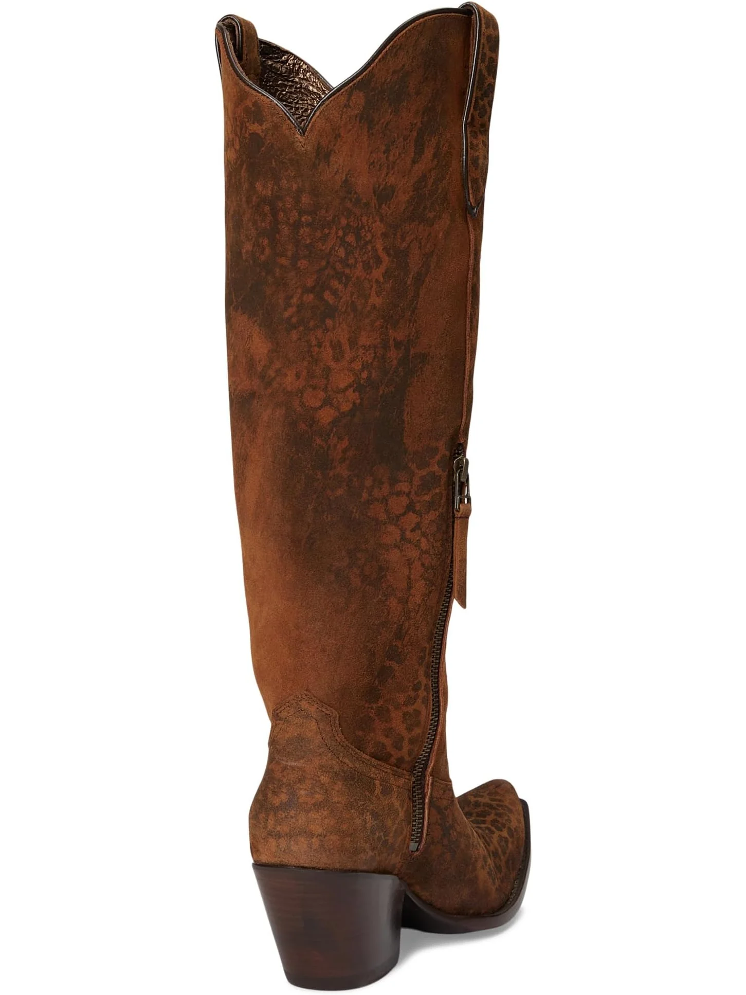 Женские ковбойские сапоги Ariat Casanova кожаные с леопардовым принтом — 5