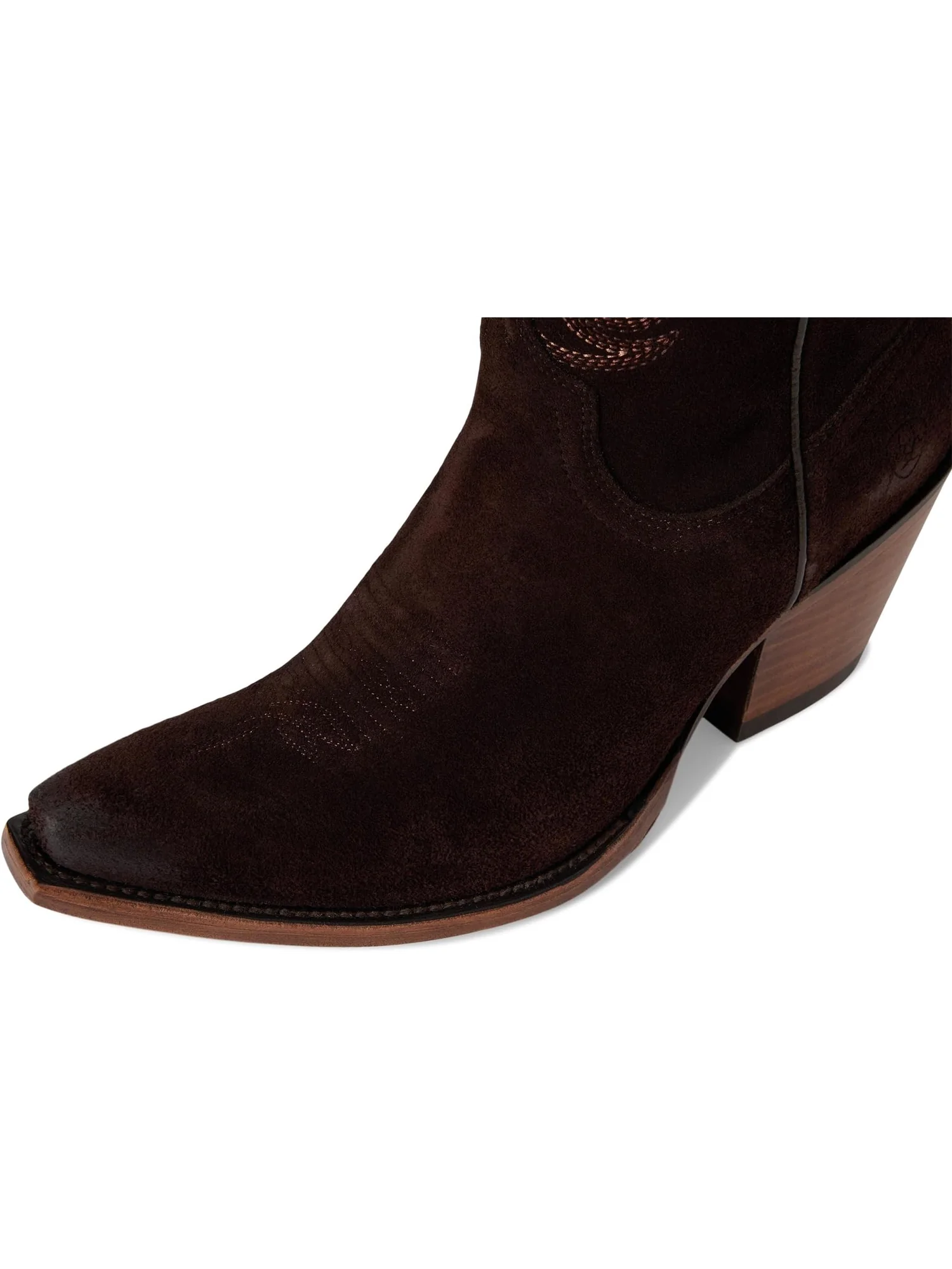 Женские ковбойские сапоги Ariat Laramie замшевые с вышивкой — 2