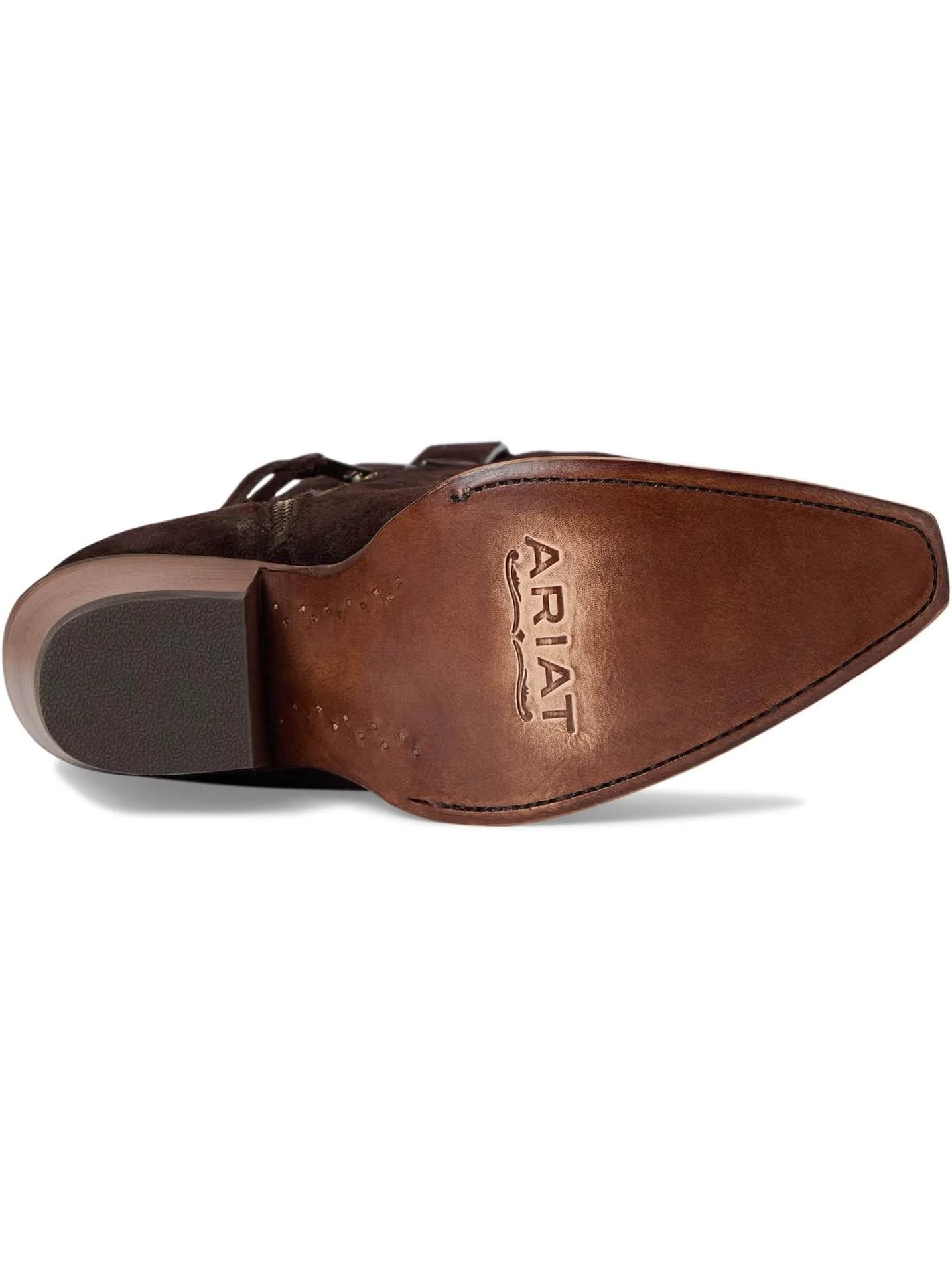 Женские ковбойские сапоги Ariat Laramie замшевые с вышивкой — 3