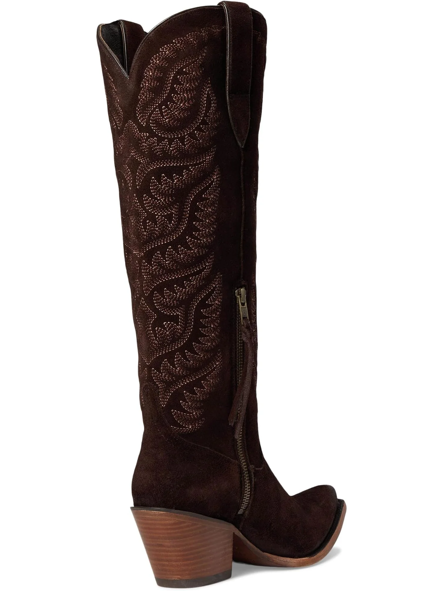 Женские ковбойские сапоги Ariat Laramie замшевые с вышивкой — 5