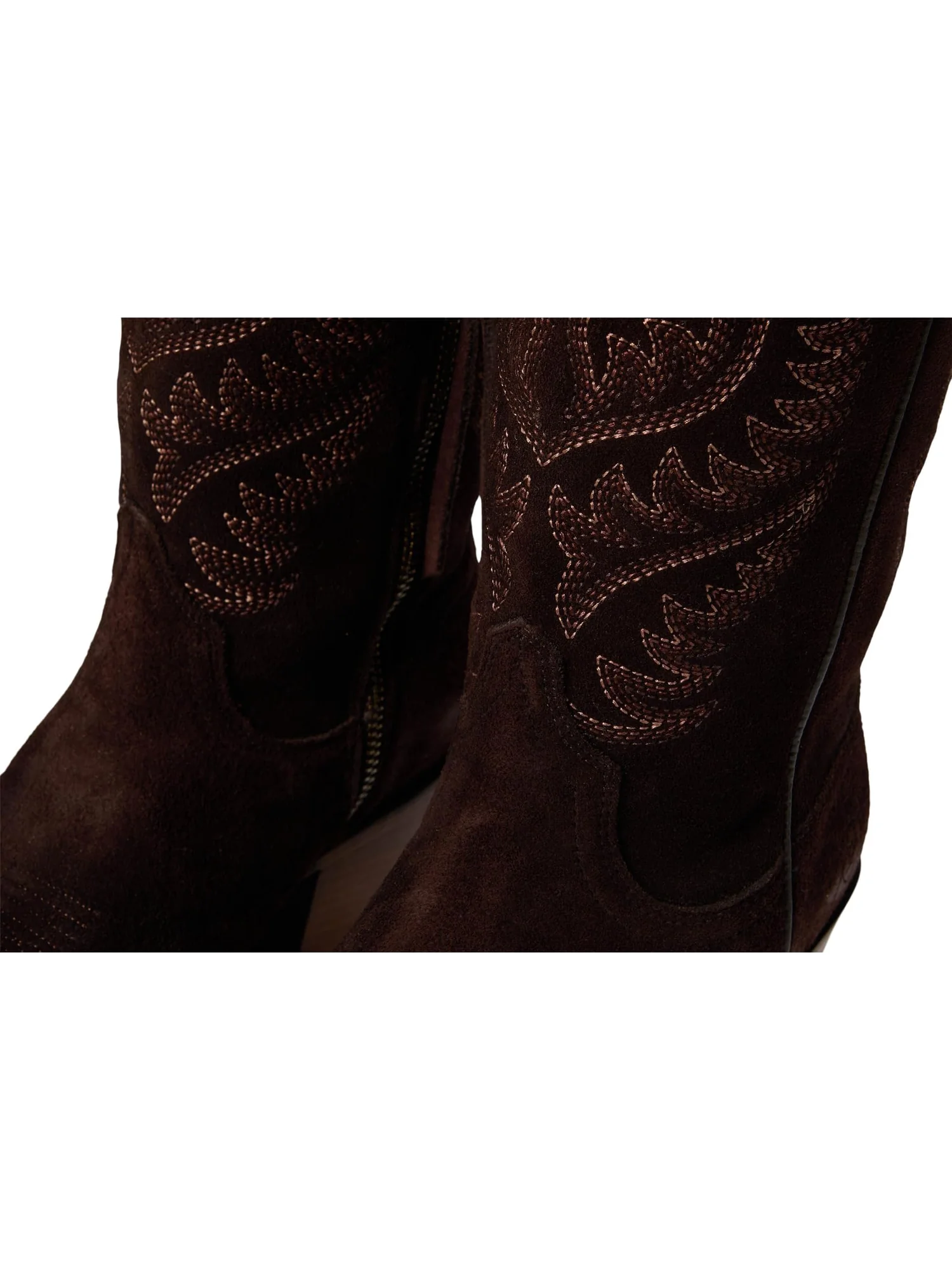 Женские ковбойские сапоги Ariat Laramie замшевые с вышивкой — 6