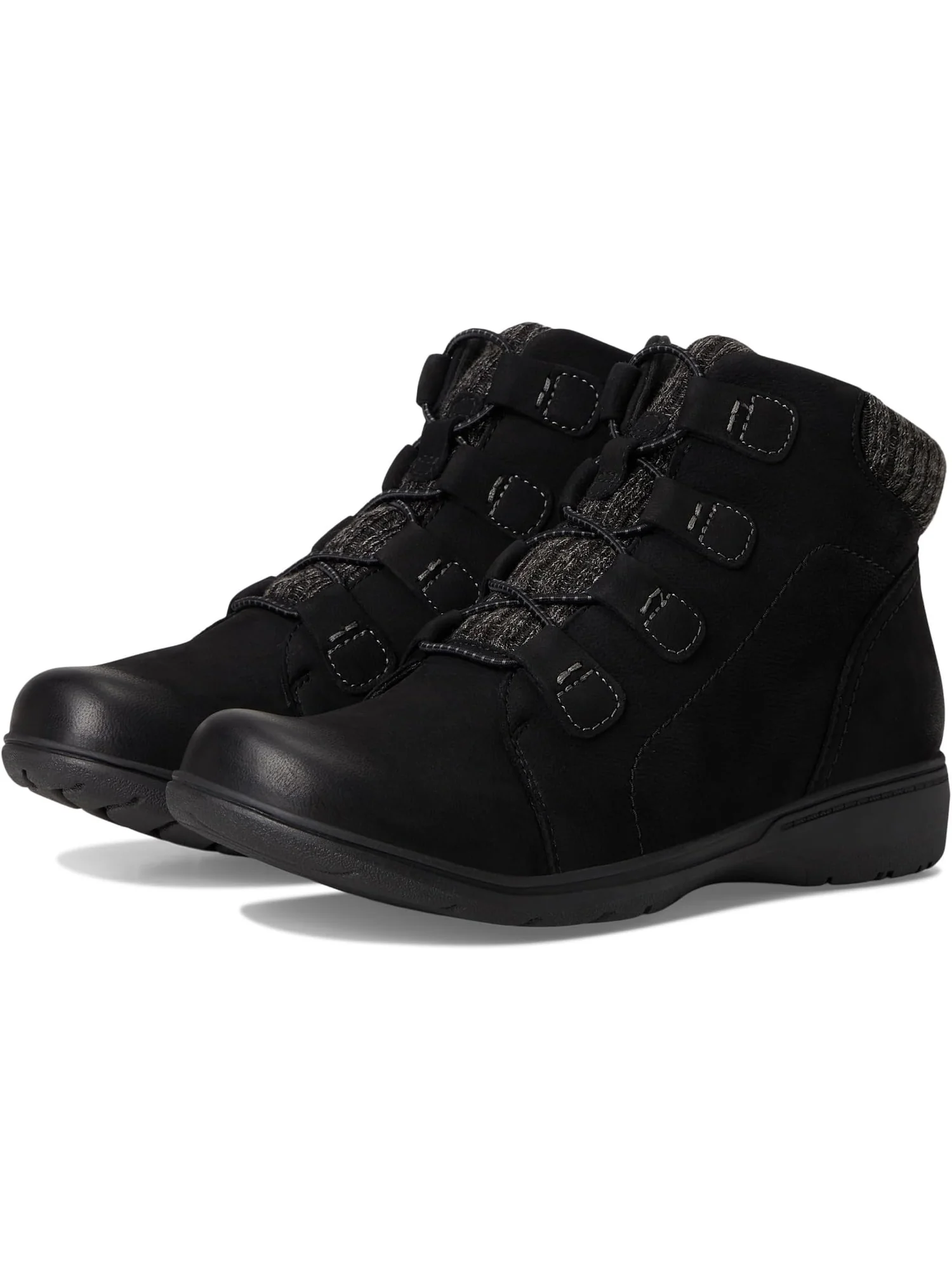 Ботинки женские Clarks Carleigh Jade из нубука комбинированные — 1