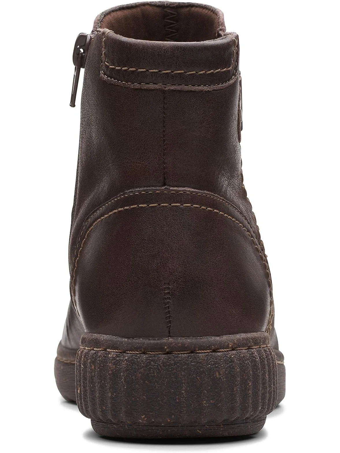 Ботинки женские Clarks Caroline Orchid кожаные со сборкой — 4