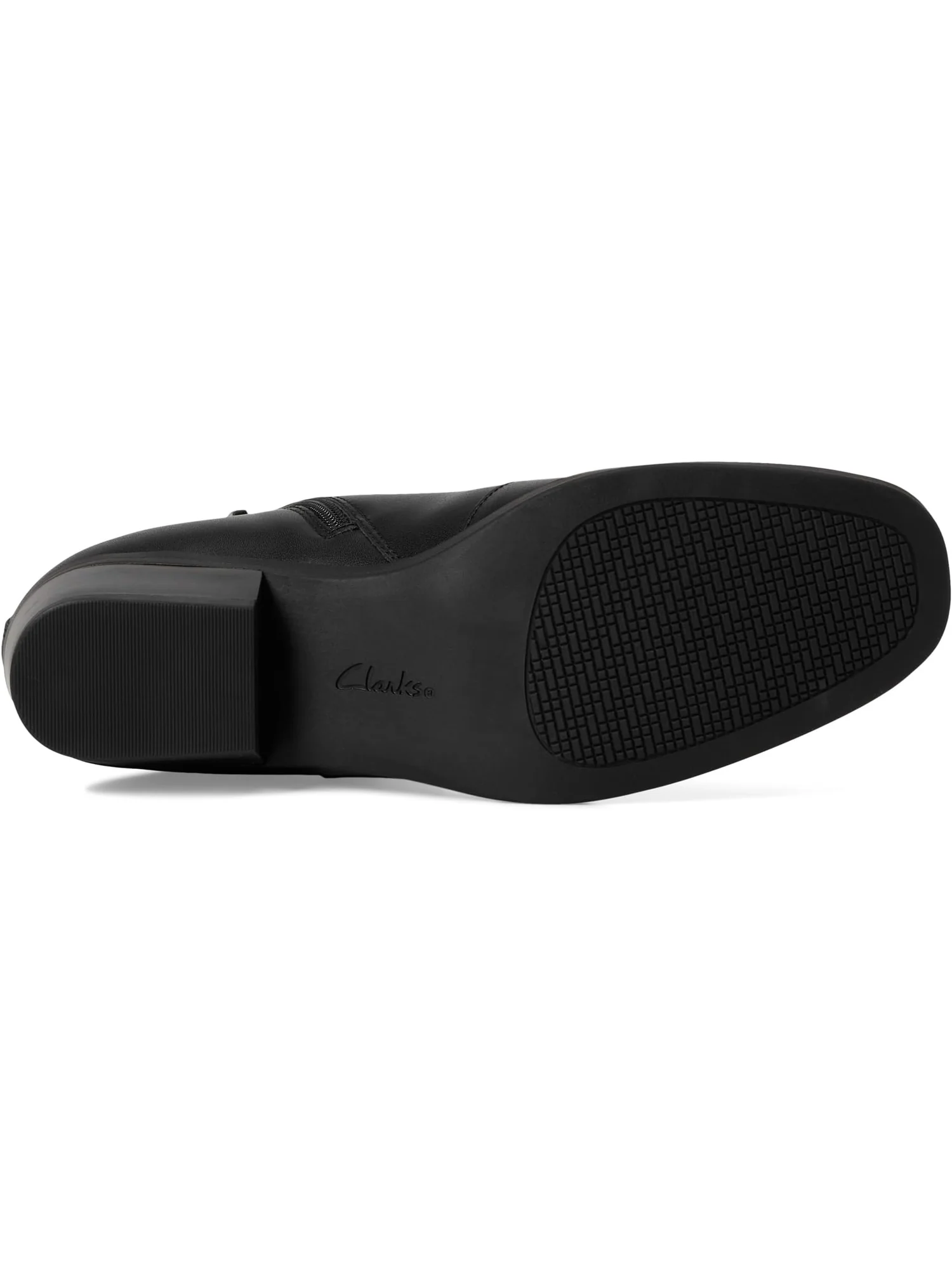 Ботинки женские Clarks Danyelle Skip кожаные на блочном каблуке — 3