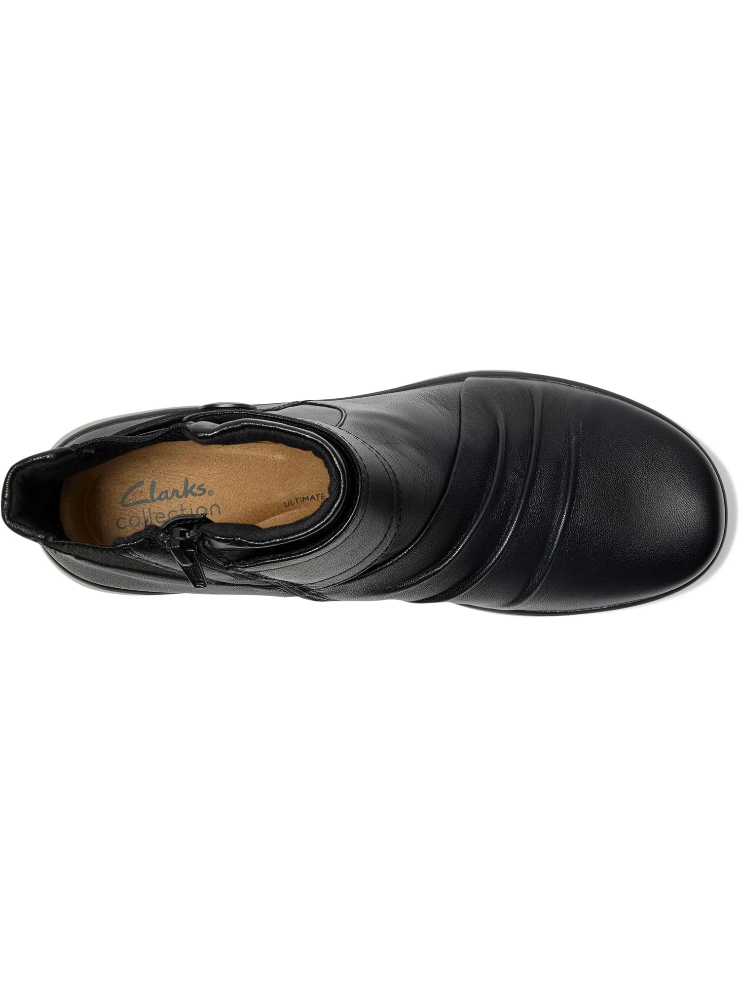 Ботинки женские Clarks Kaetlyn Sara кожаные со сборкой — 2
