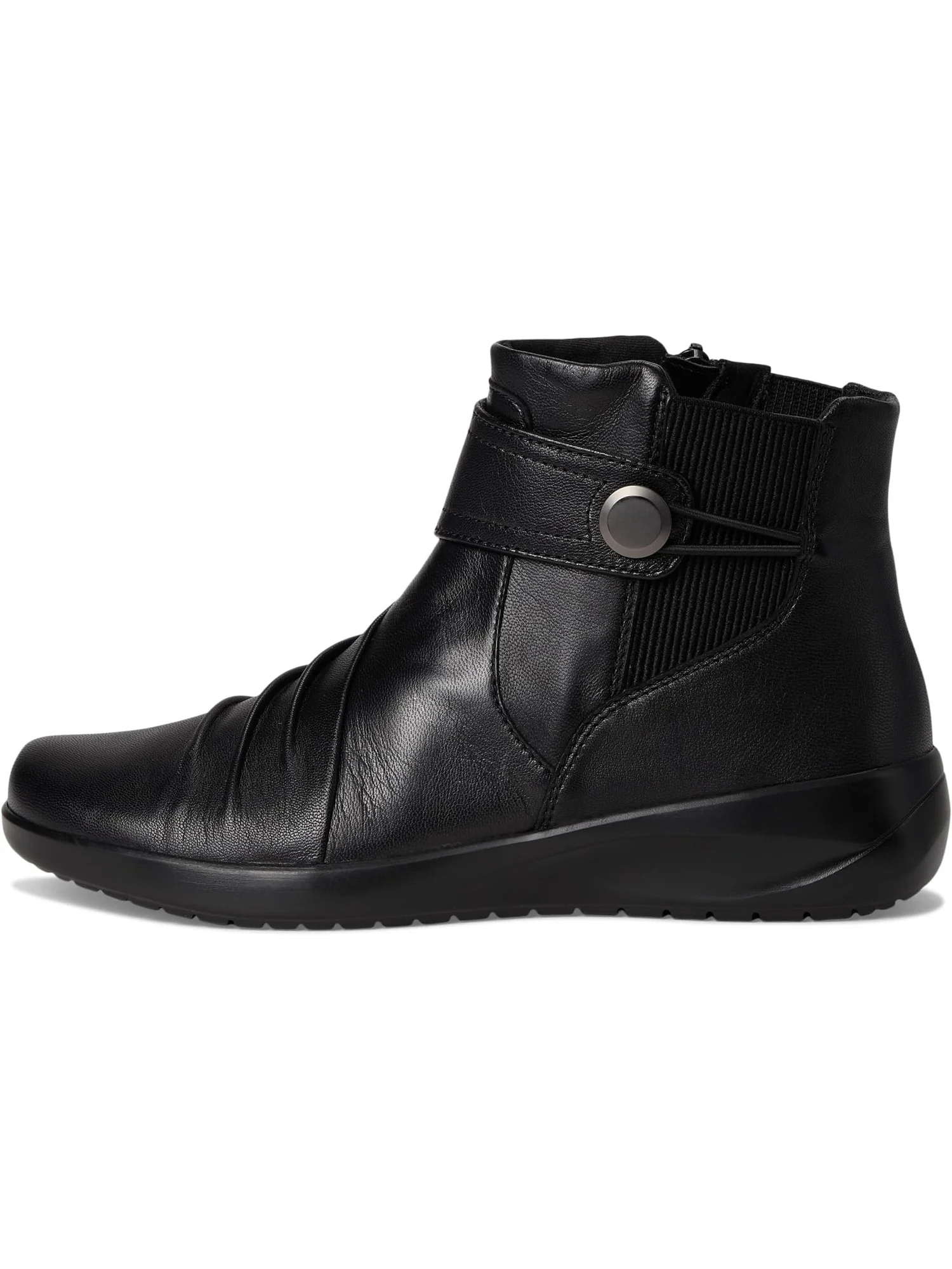 Ботинки женские Clarks Kaetlyn Sara кожаные со сборкой — 4