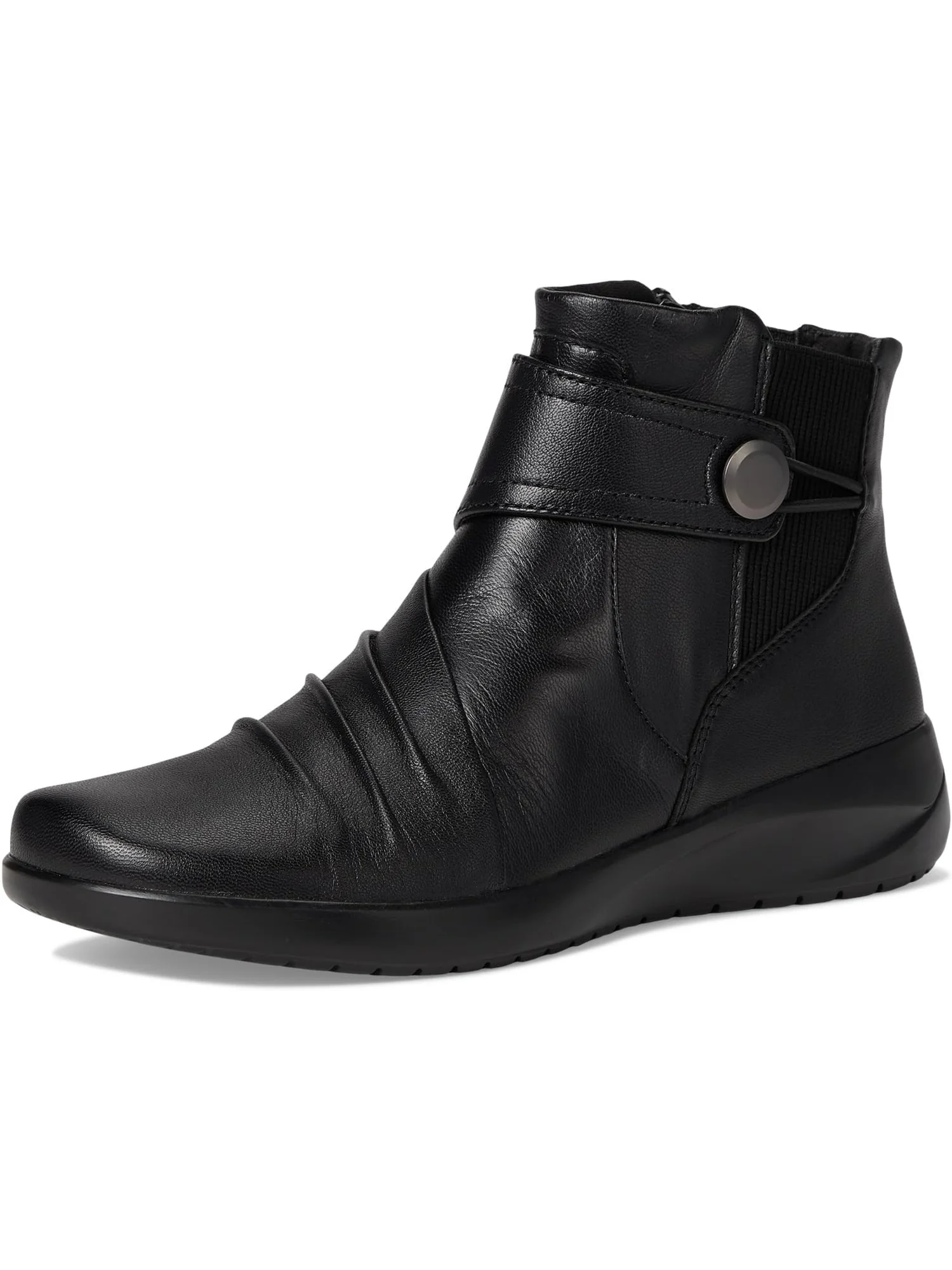 Ботинки женские Clarks Kaetlyn Sara кожаные со сборкой — 7