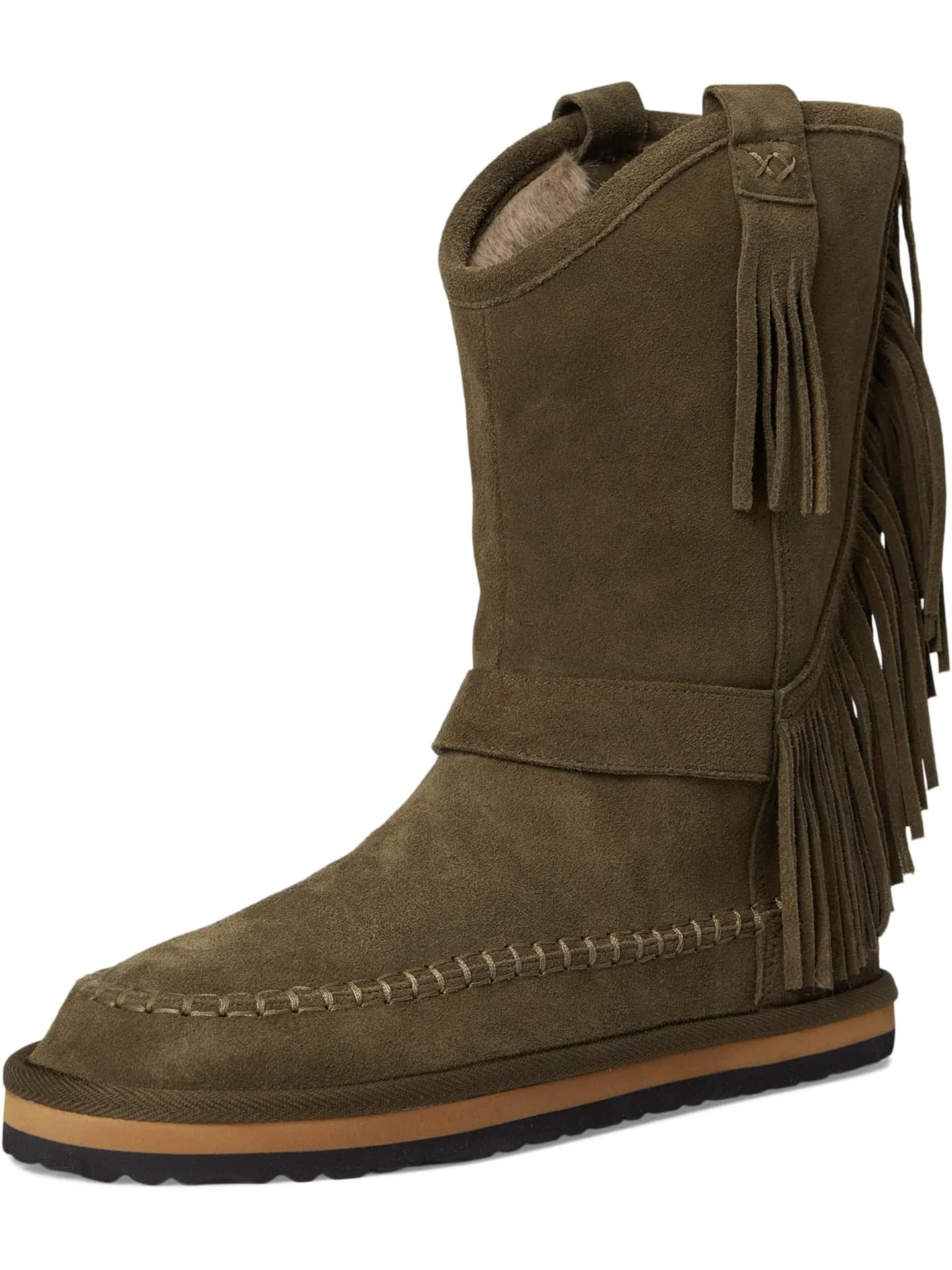 Ботинки Free People Women's Faye Fringe Pull-On Boots — 7