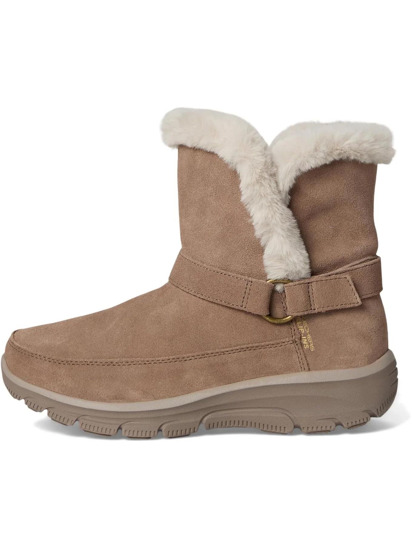 Ботинки женские SKECHERS Dreamers Luxe Vibe из замши и искусственного меха — 4