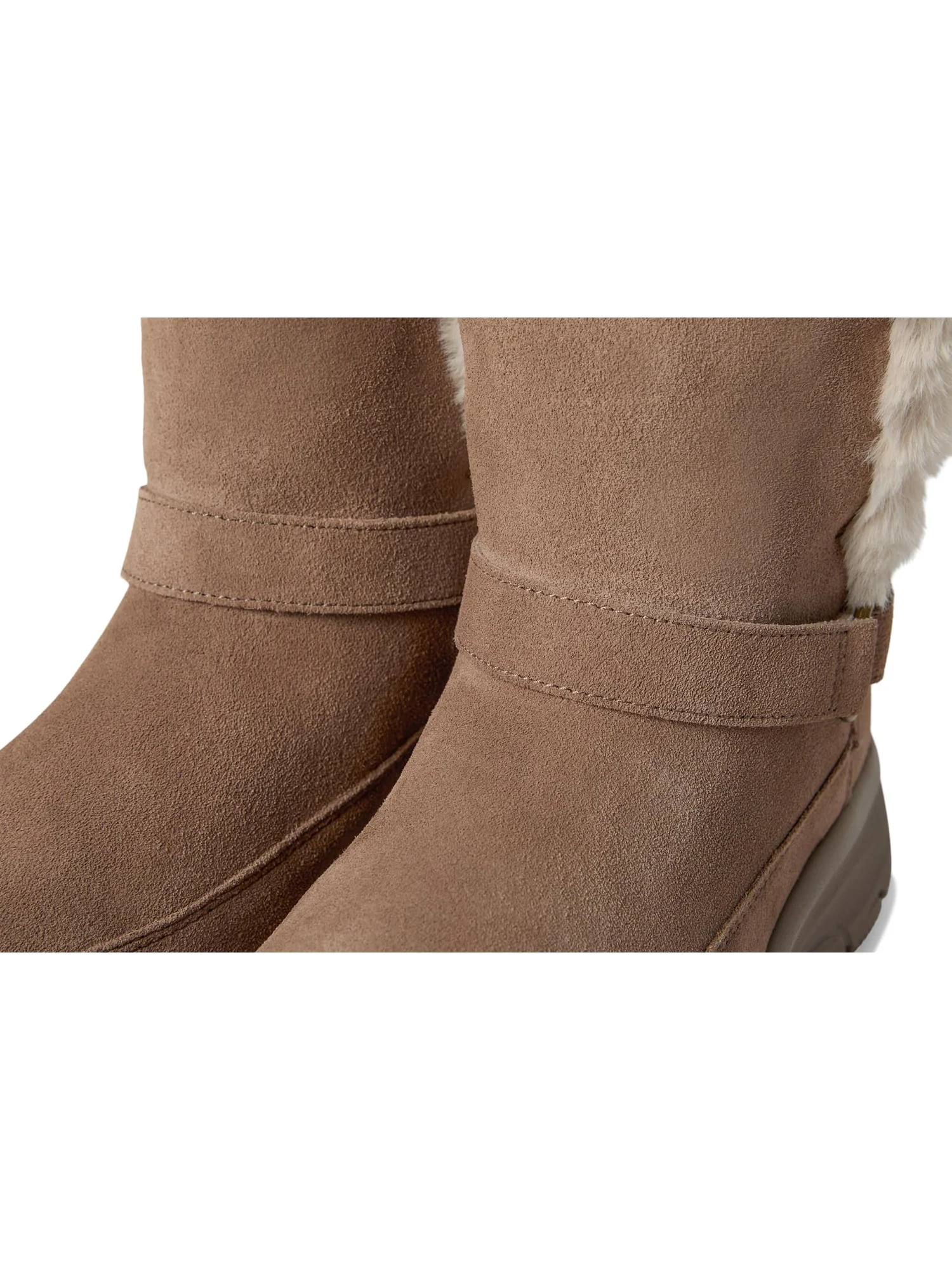 Ботинки женские SKECHERS Dreamers Luxe Vibe из замши и искусственного меха — 6