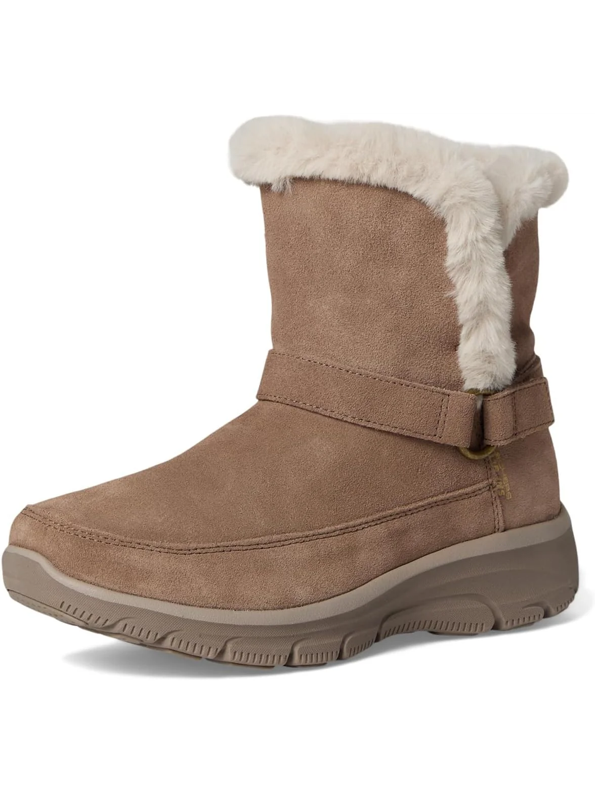 Ботинки женские SKECHERS Dreamers Luxe Vibe из замши и искусственного меха — 7