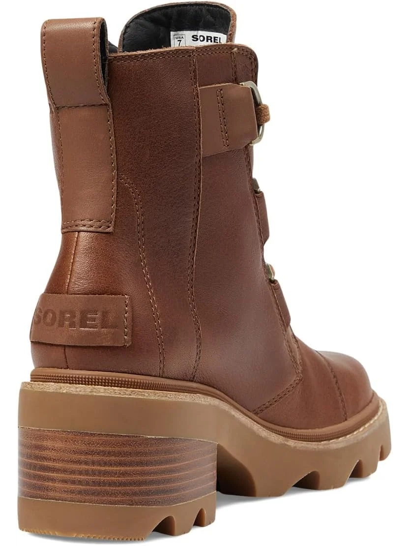 Ботинки женские SOREL Joan Now кожаные на блочном каблуке — 5
