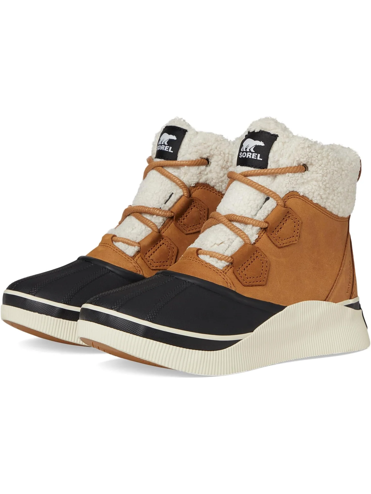Ботинки женские SOREL Out N About IV Chillz водонепроницаемые с из искусственной овчиной — 1