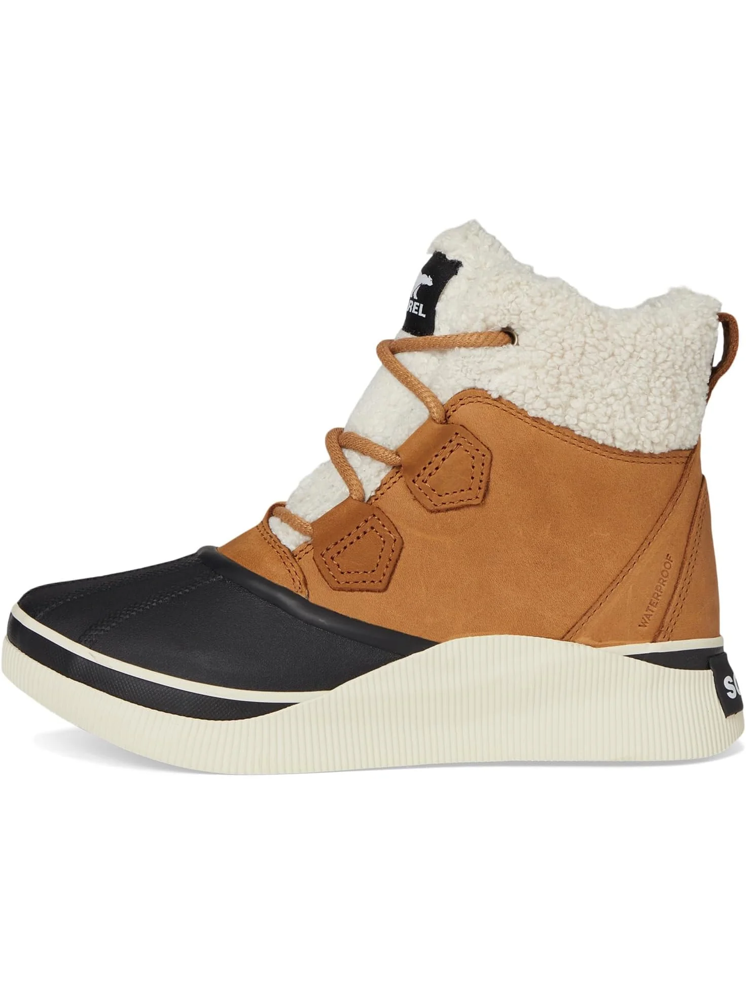 Ботинки женские SOREL Out N About IV Chillz водонепроницаемые с из искусственной овчиной — 4