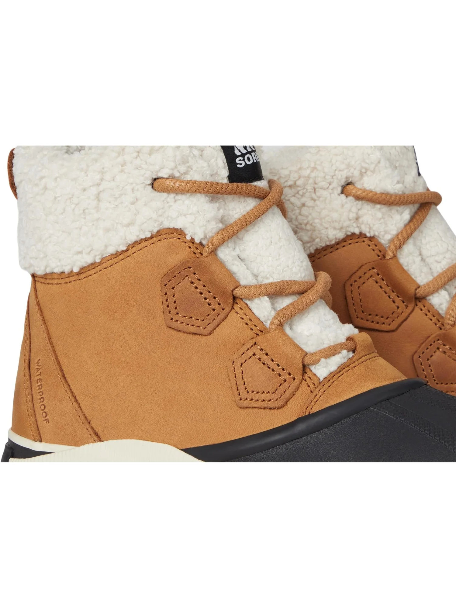 Ботинки женские SOREL Out N About IV Chillz водонепроницаемые с из искусственной овчиной — 6
