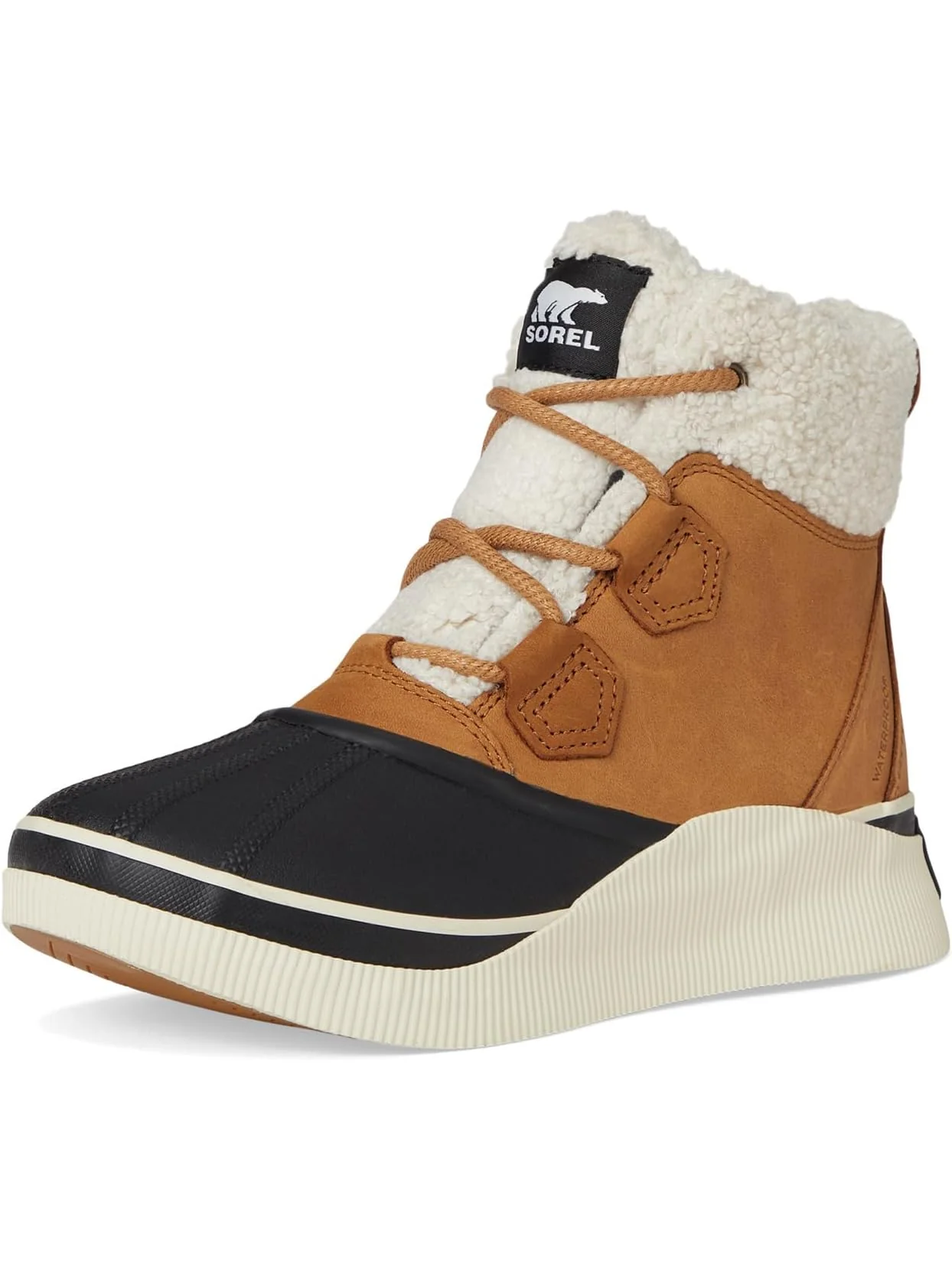Ботинки женские SOREL Out N About IV Chillz водонепроницаемые с из искусственной овчиной — 7