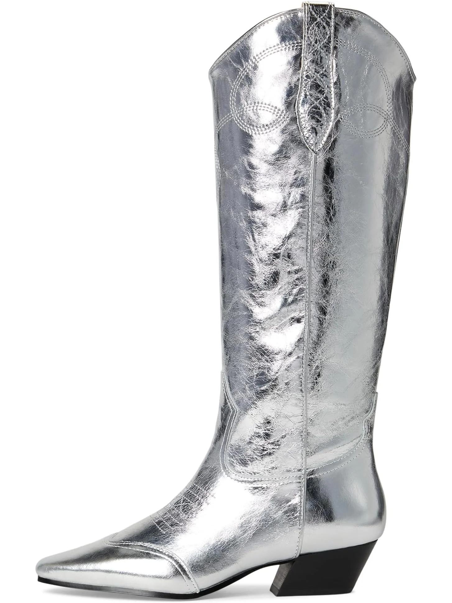 Женские сапоги Steve Madden Dollie в ковбойском стиле кожаные — 4
