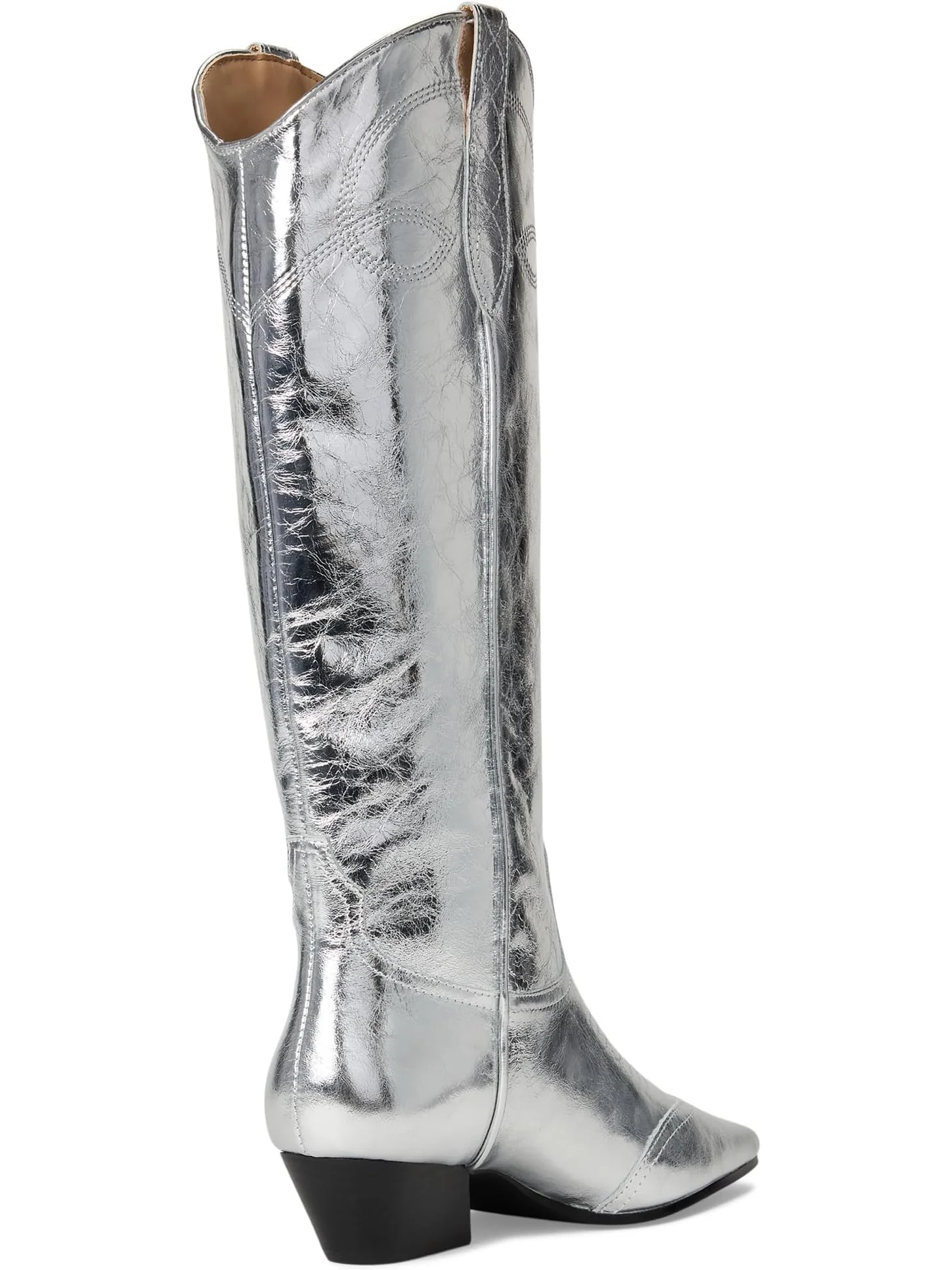 Женские сапоги Steve Madden Dollie в ковбойском стиле кожаные — 5