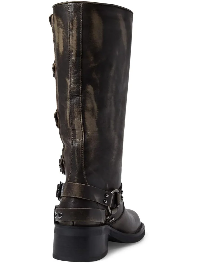 Женские ковбойские сапоги Steve Madden Rocky Boot кожаные — 5