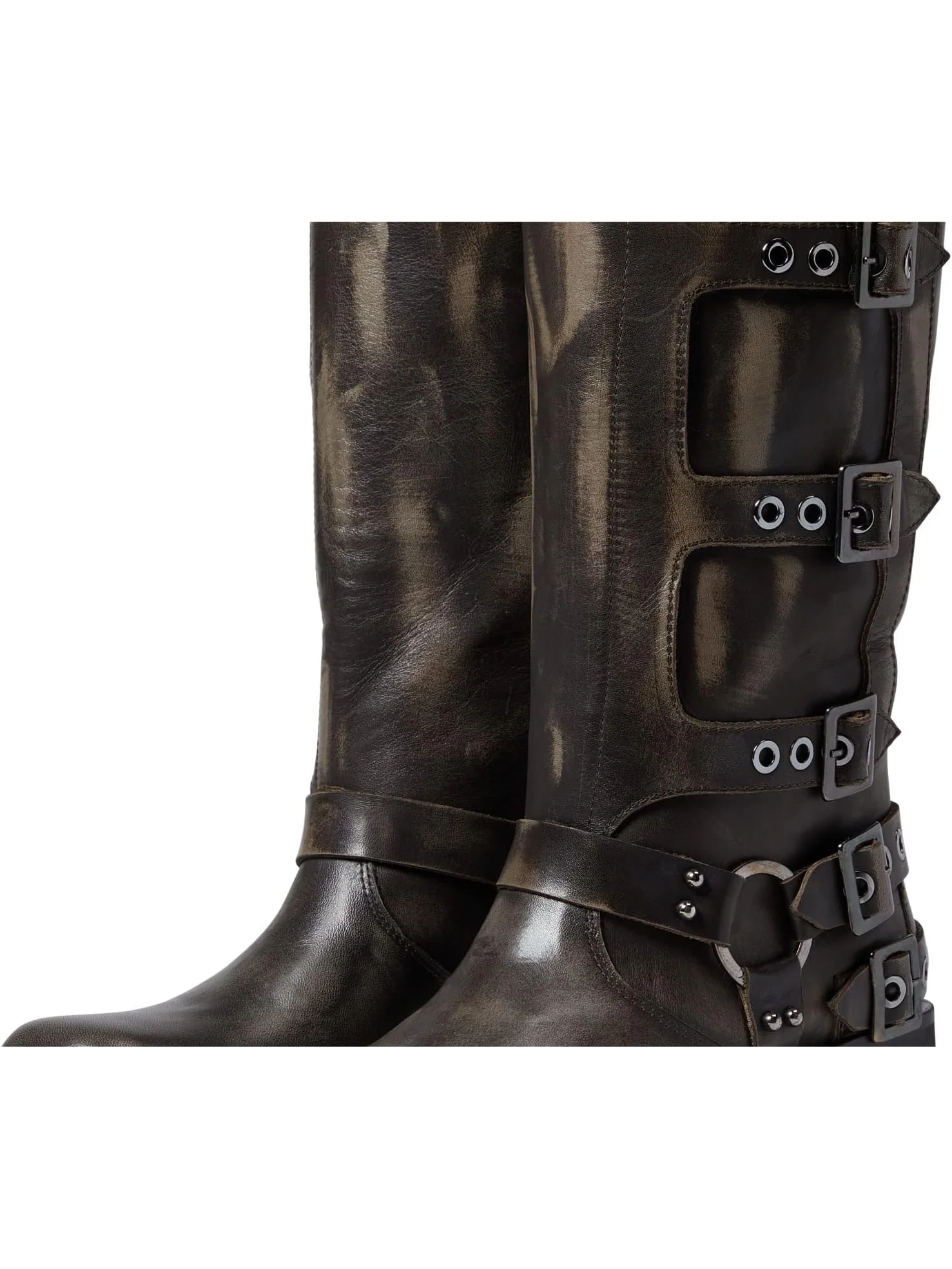 Женские ковбойские сапоги Steve Madden Rocky Boot кожаные — 6