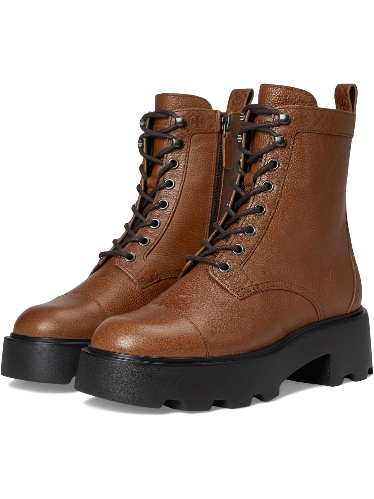 Ботинки Tory Burch Monogram Lug Ankle Boot 65mm — 1