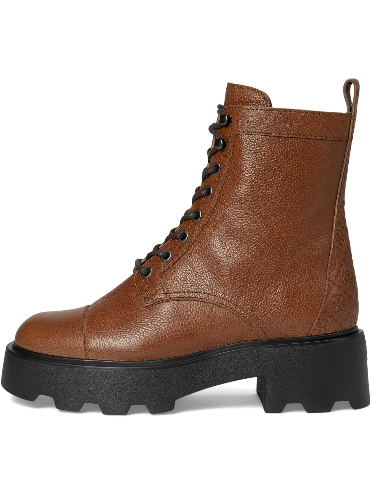 Ботинки Tory Burch Monogram Lug Ankle Boot 65mm — 4