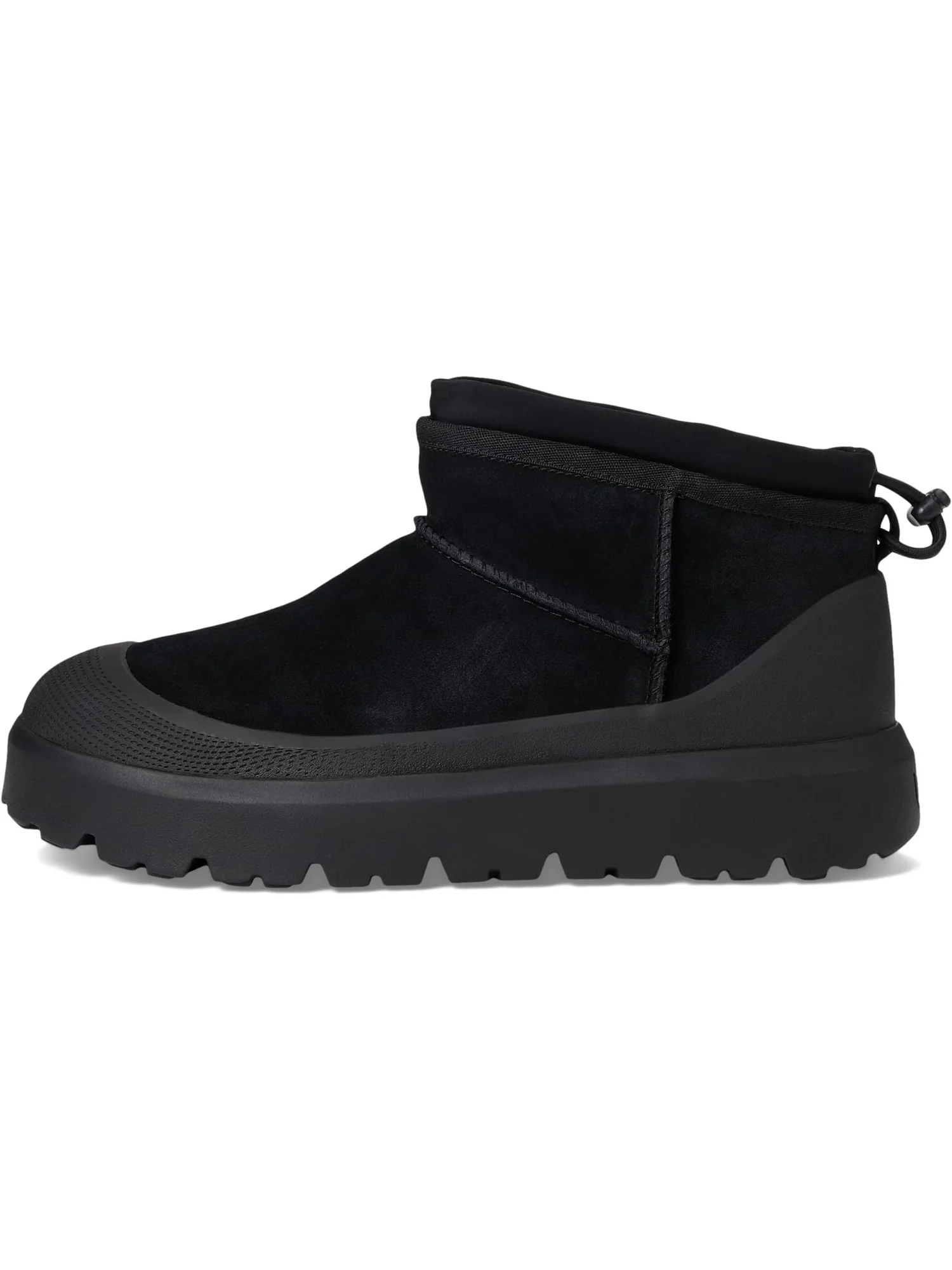 Мужские ботинки UGG Classic Ultra Mini Weather Hybrid замшевые с резиновой подошвой — 4
