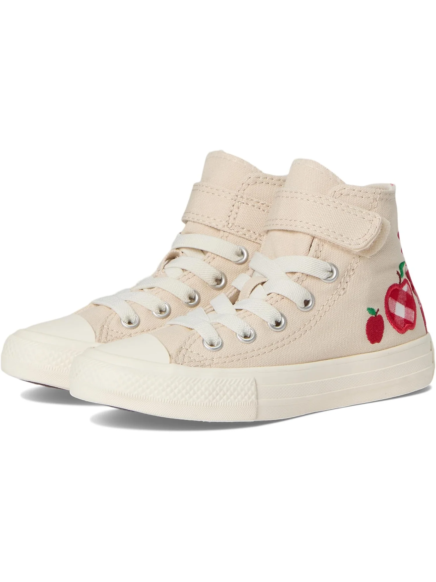 Кроссовки Converse Kids Chuck Taylor All Star Checkered Accents Easy On — красный
