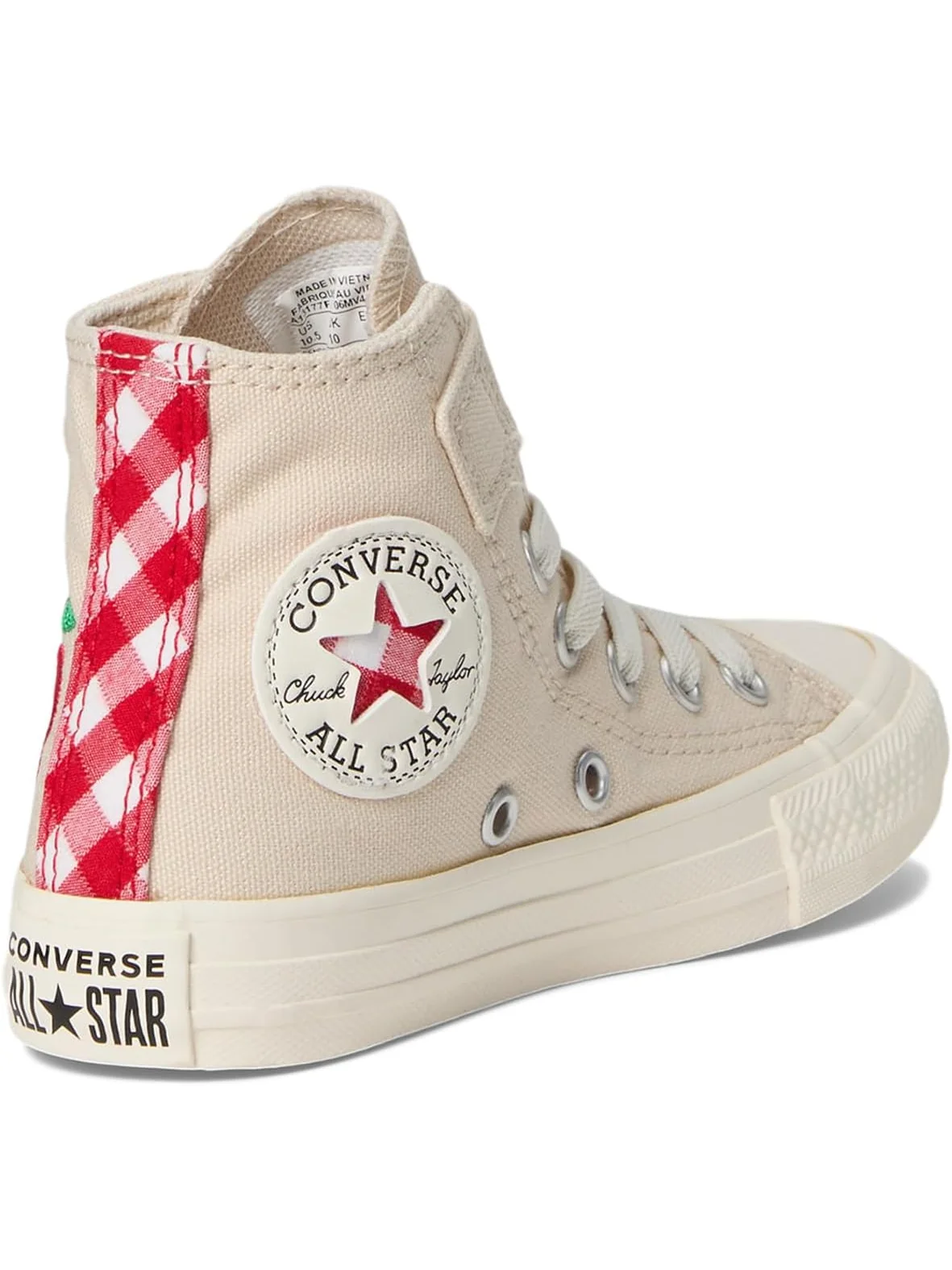Кроссовки Converse Kids Chuck Taylor All Star Checkered Accents Easy On — 5