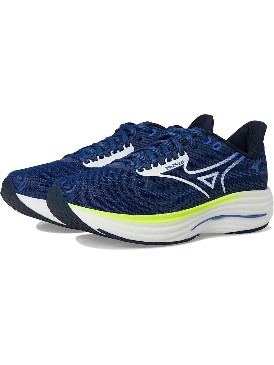 Мужские кроссовки Mizuno Wave Rider 29 — изображение 1 из 7, синий/белый
