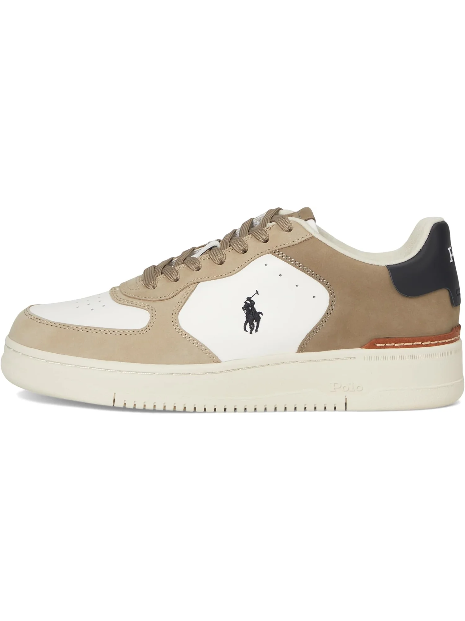 Кроссовки Polo Ralph Lauren Masters Court Nubuck & Leather Sneakers — 4