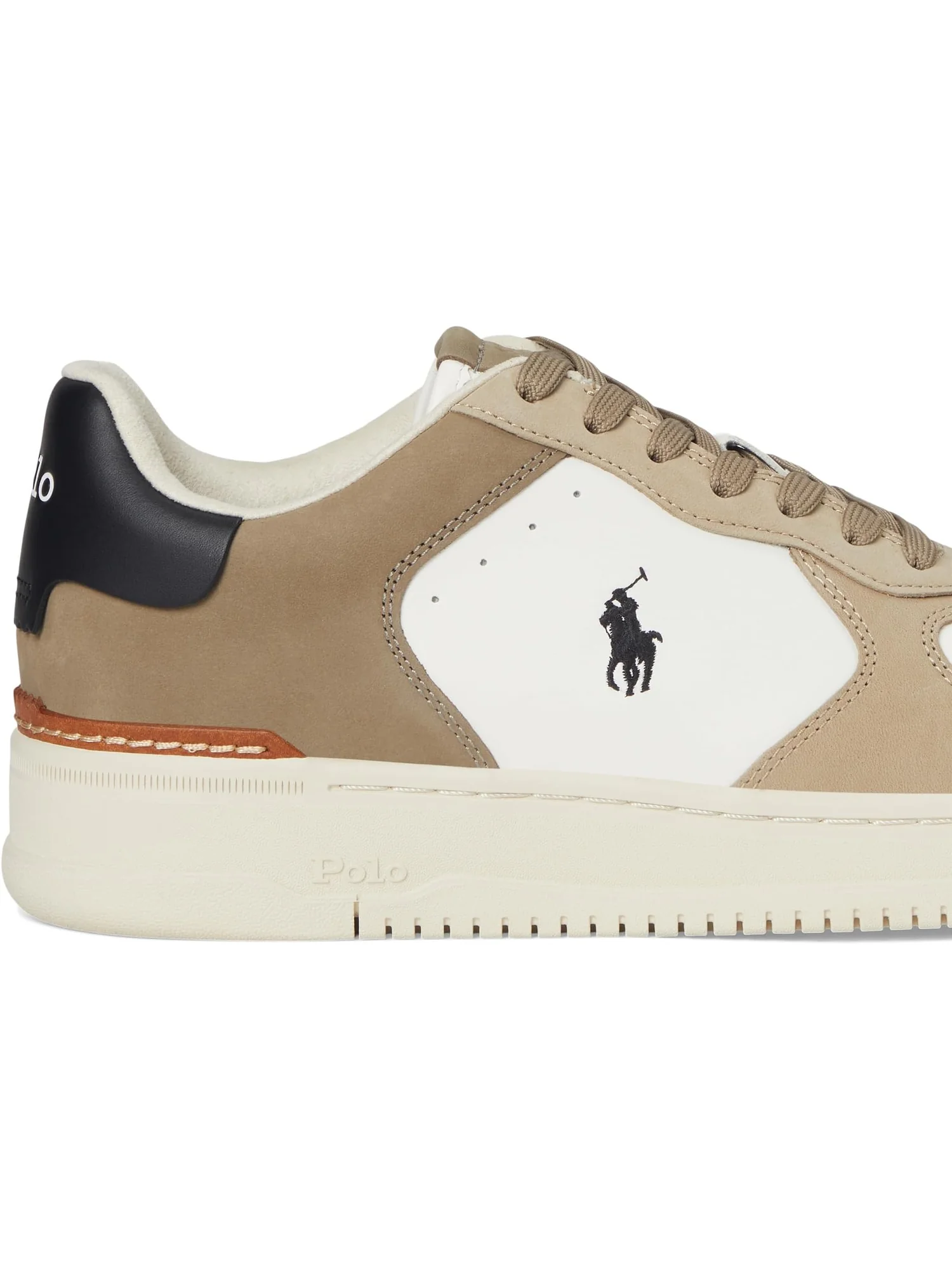 Кроссовки Polo Ralph Lauren Masters Court Nubuck & Leather Sneakers — 6