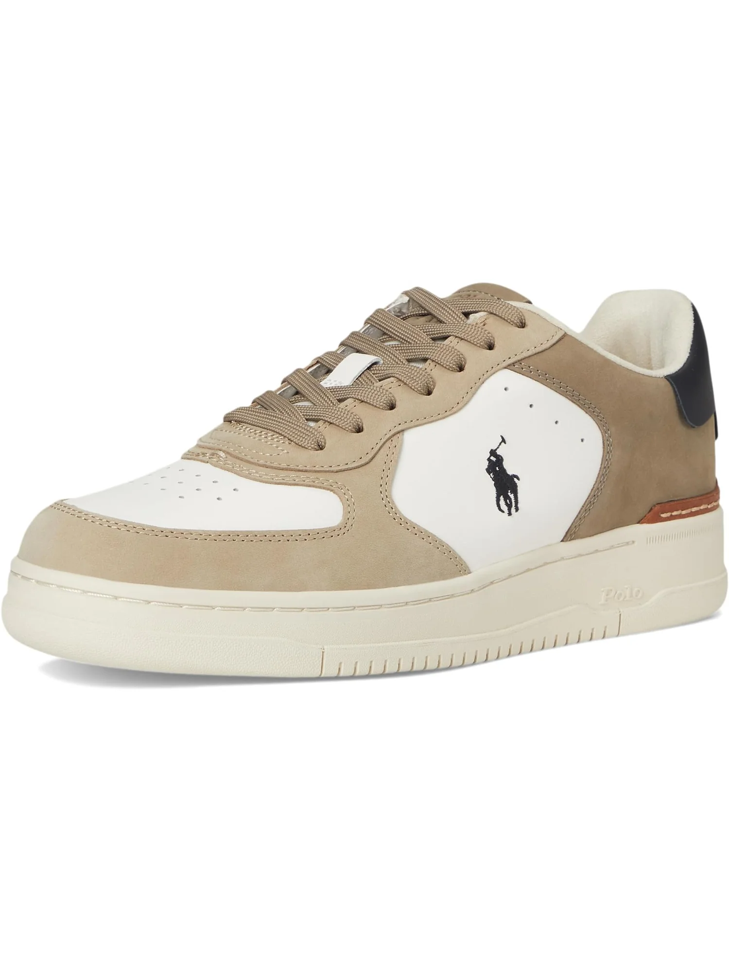 Кроссовки Polo Ralph Lauren Masters Court Nubuck & Leather Sneakers — 7