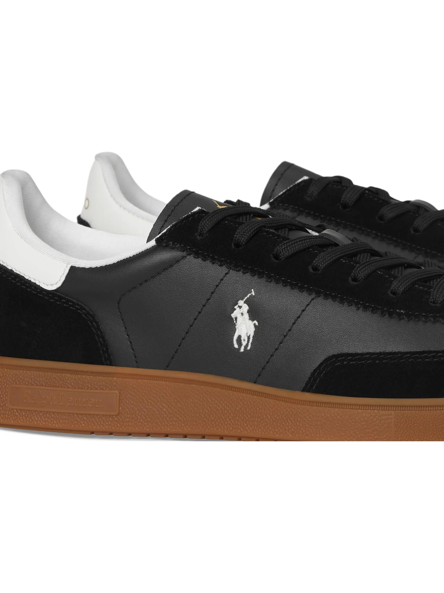 Кроссовки Polo Ralph Lauren Bedford Leather-Suede Sneakers — 6