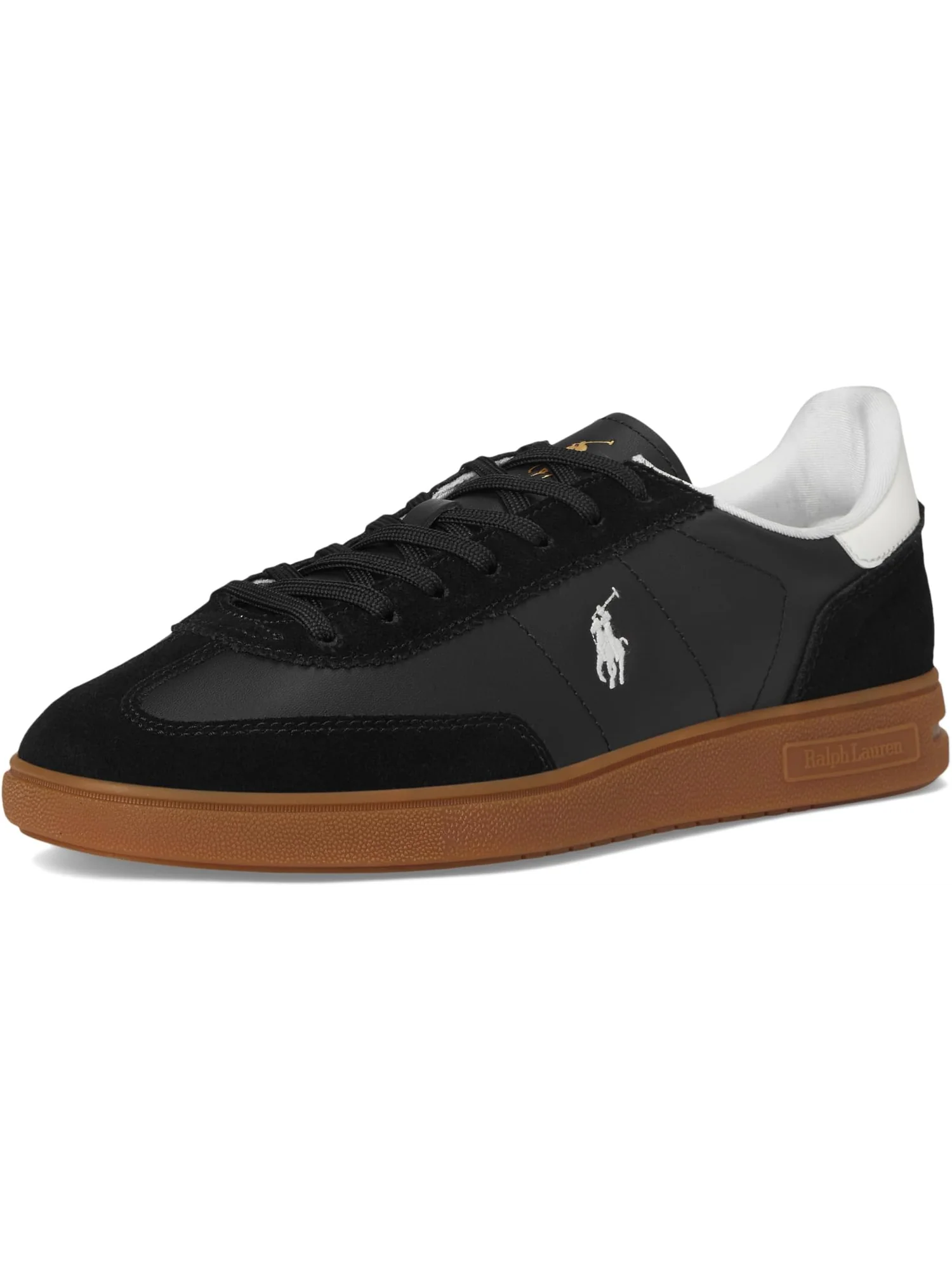 Кроссовки Polo Ralph Lauren Bedford Leather-Suede Sneakers — 7