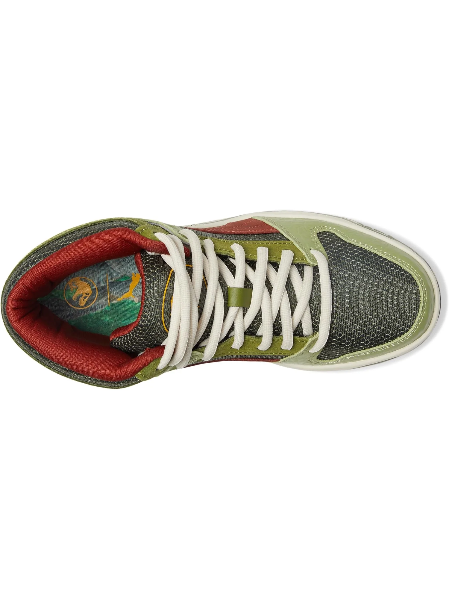 Кроссовки PUMA Kids Rebound Layup Mid Jurassic World Shoes — 2