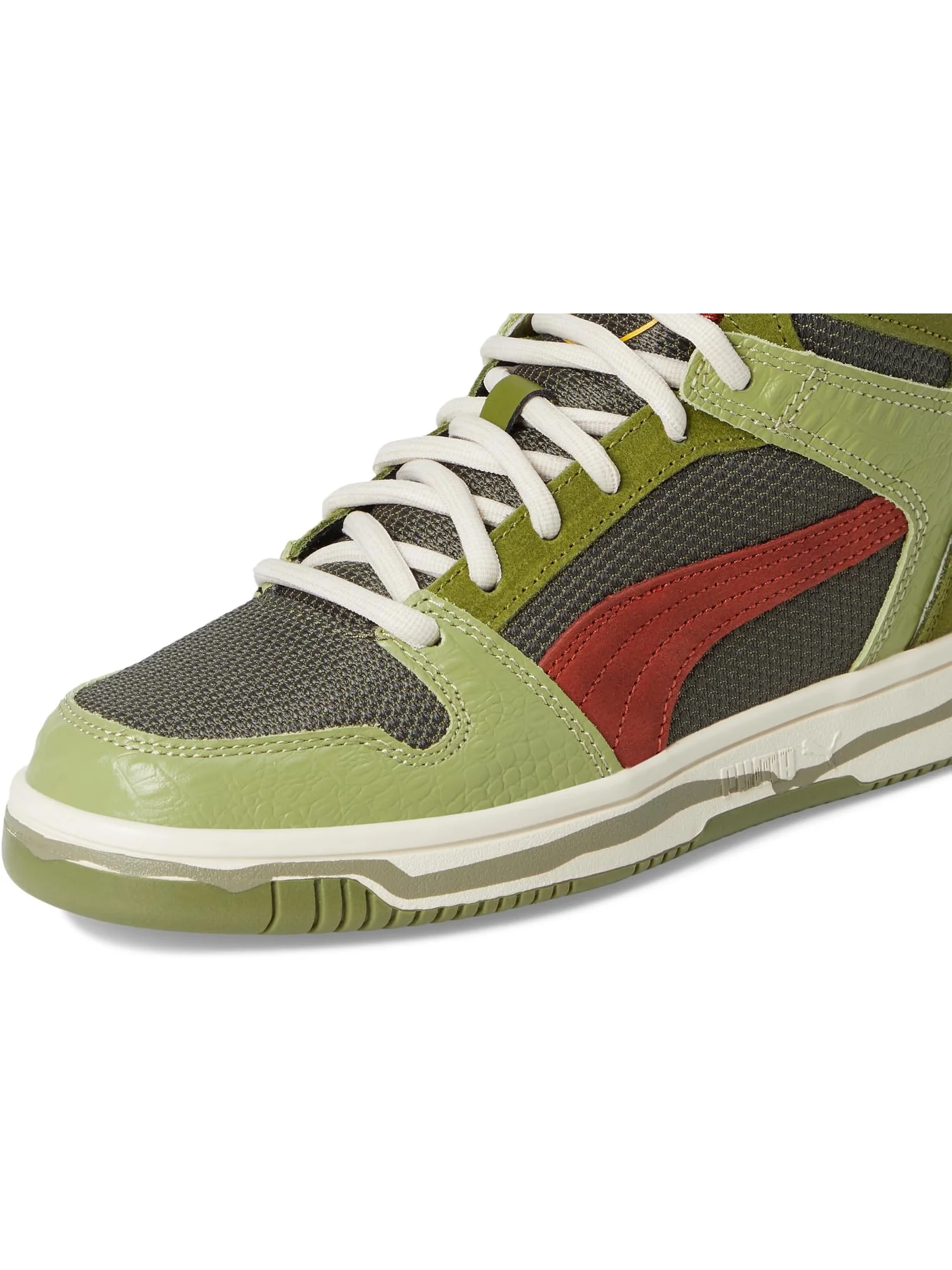 Кроссовки PUMA Kids Rebound Layup Mid Jurassic World Shoes — 6