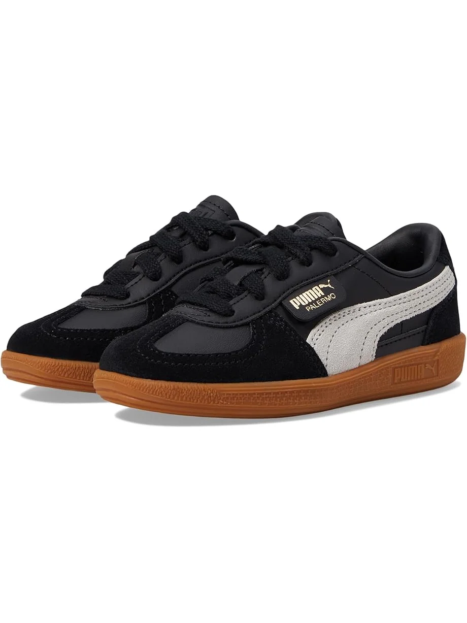Кроссовки PUMA Kids Puma Kids Palermo Sneaker — изображение 1 из 6, черный/серый
