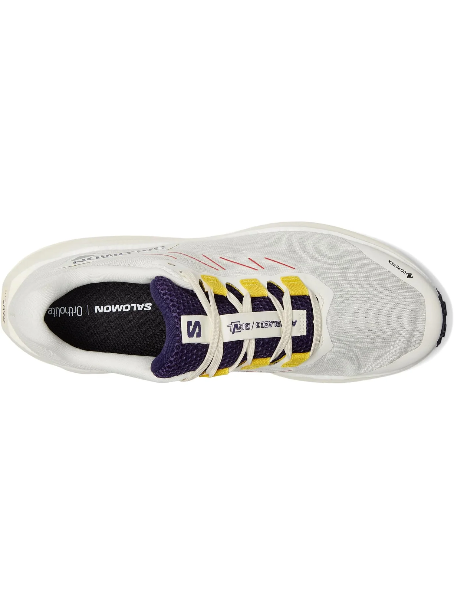 Кроссовки Salomon Men's Aero Blaze 3, Vanilla Ice/Astral Aura/Lemon — 2