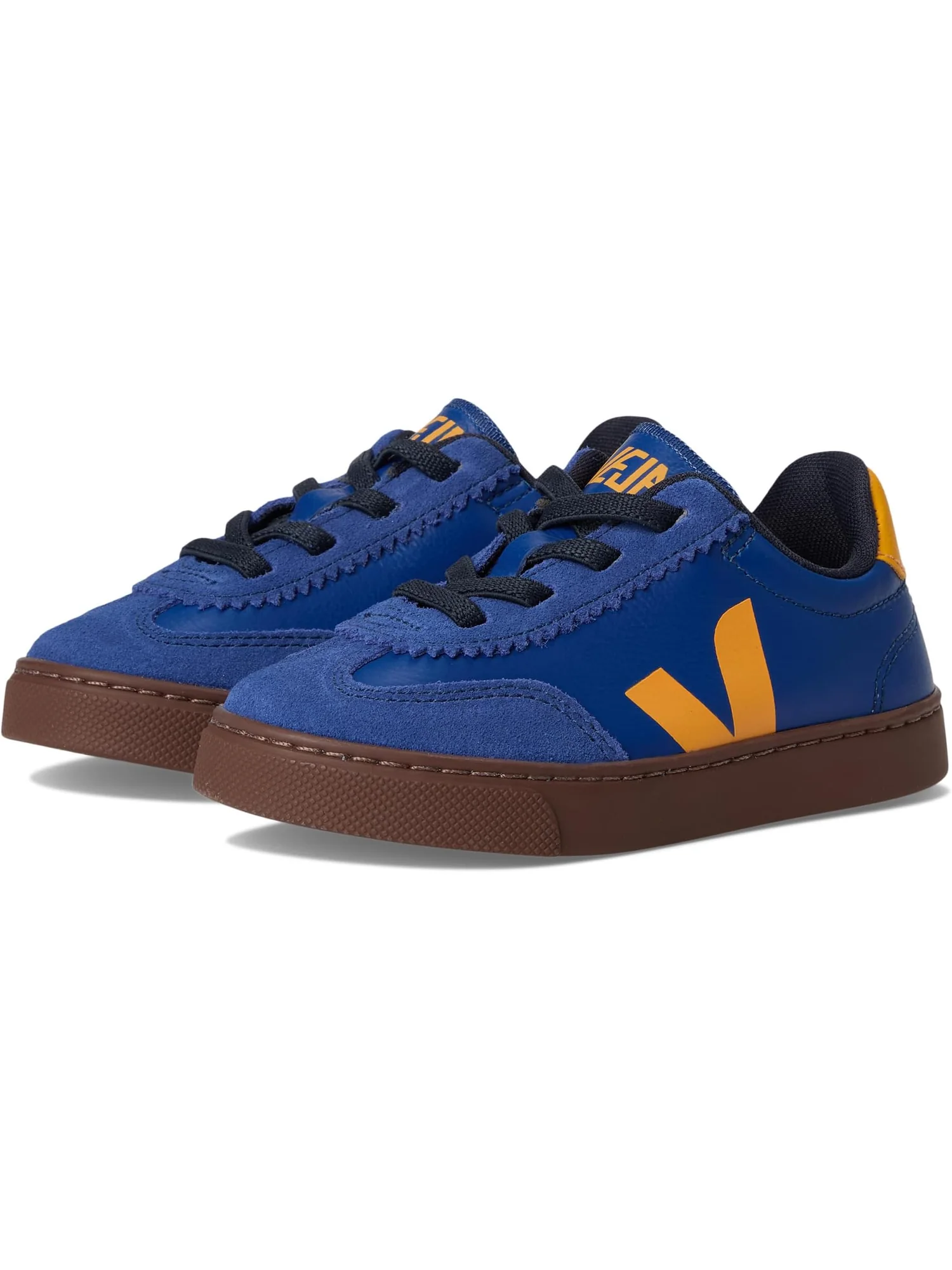 Кроссовки VEJA Kids Small Volley, цвет Atlantic Ouro Bark — коричневый
