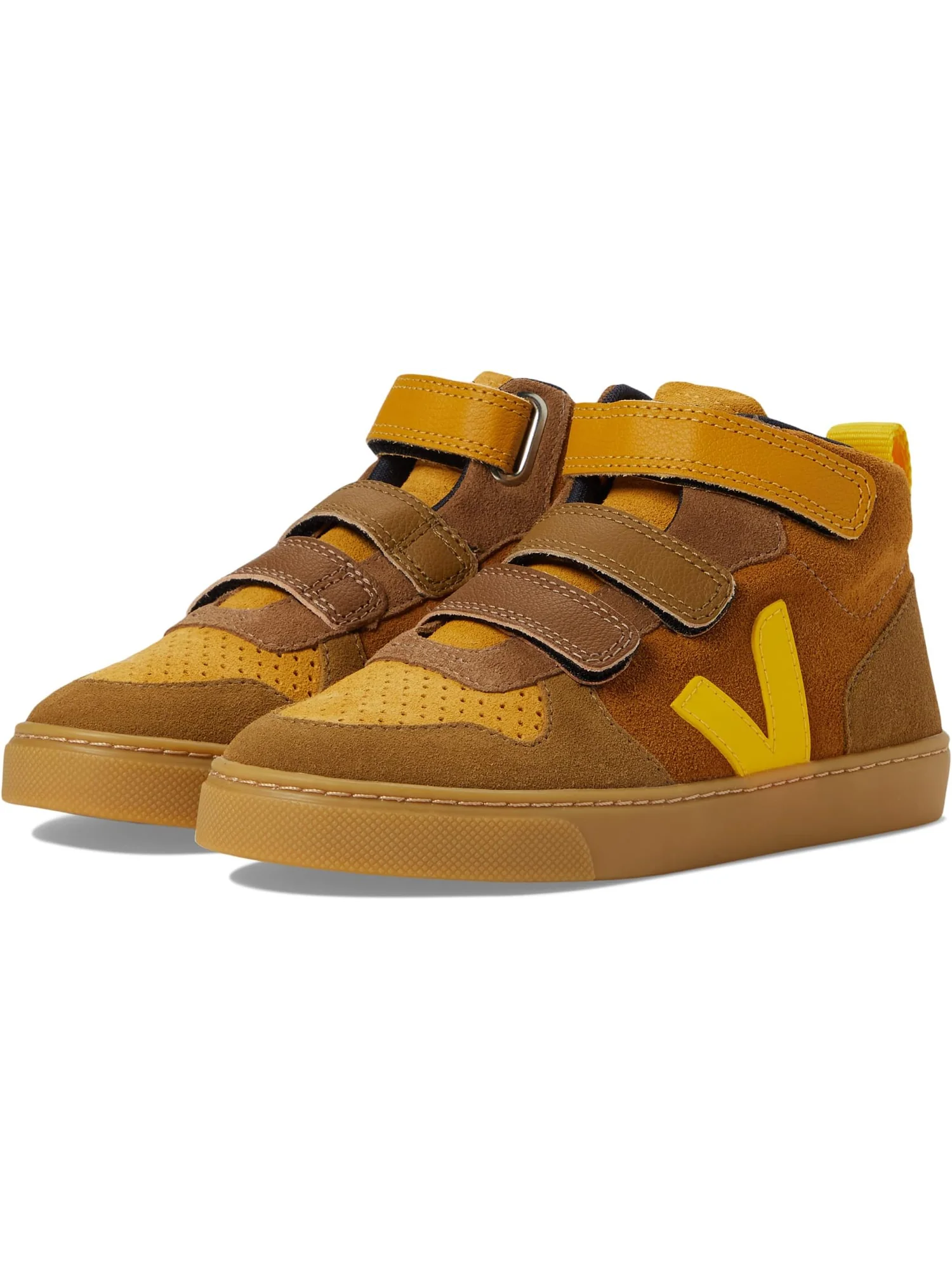 Кроссовки VEJA Kids Small V-10 M Suede — коричневый